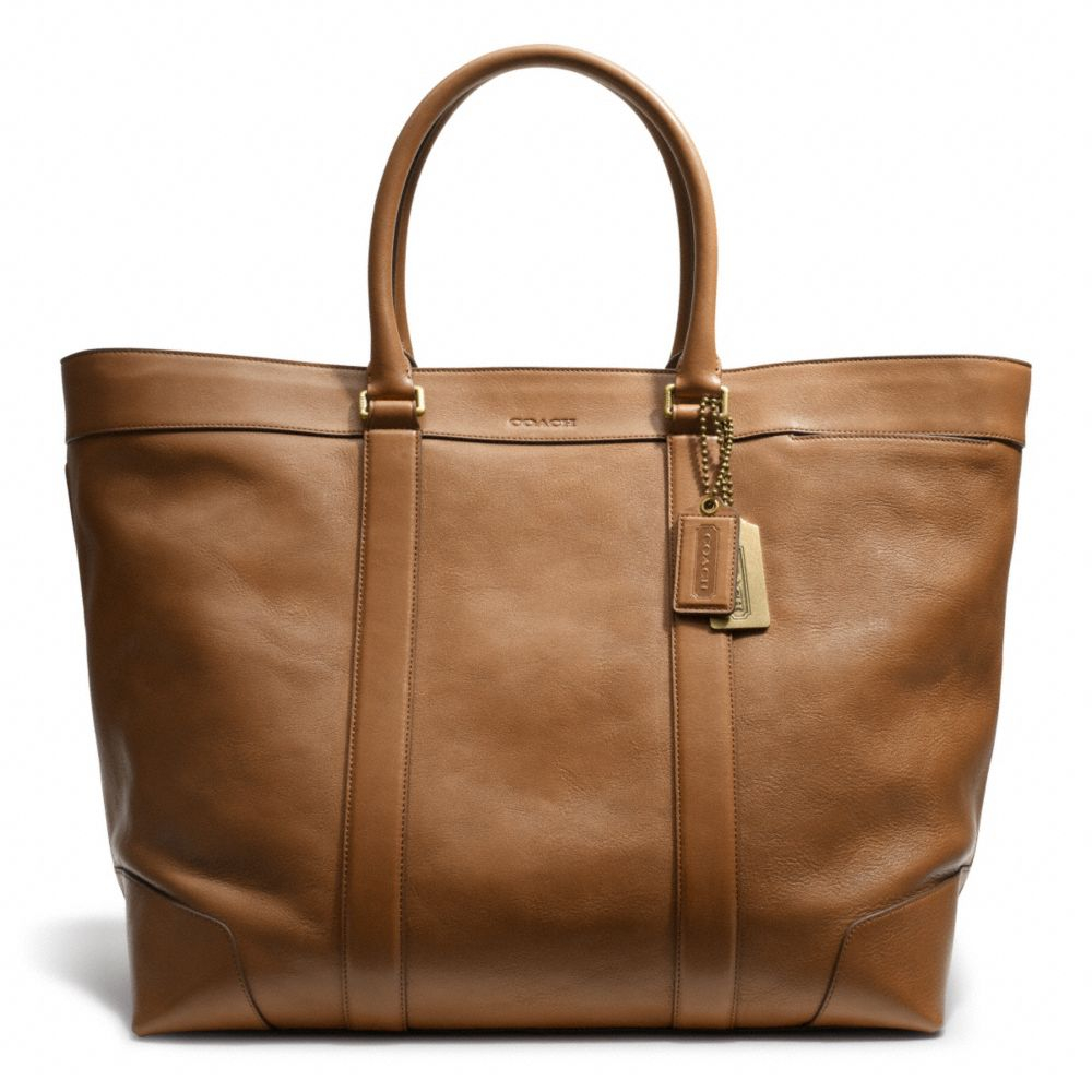 Lyst - Coach Bleecker Legacy Weekend Tote In Leather in Brown for Men