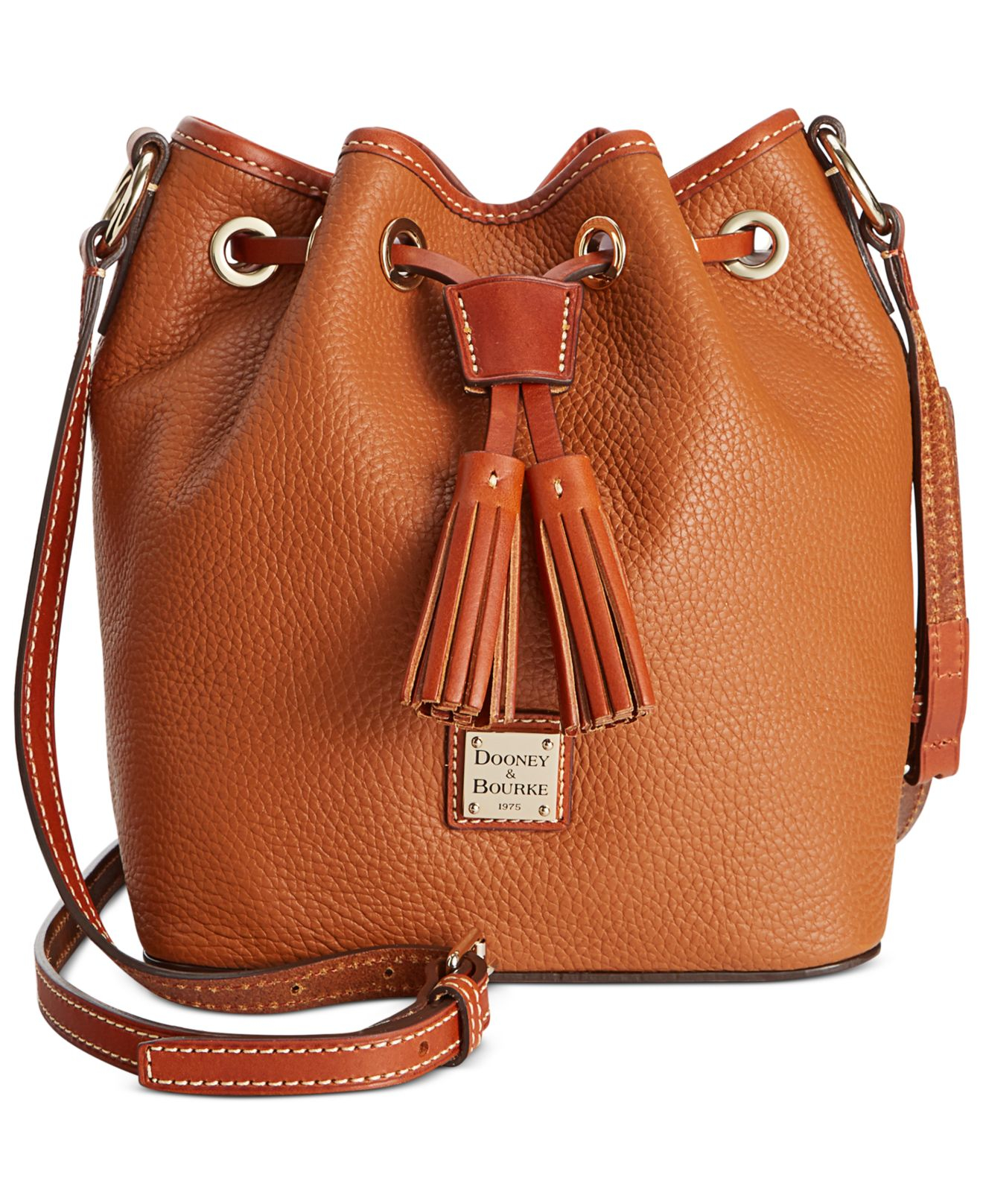Lyst Dooney Bourke Kendall Drawstring Crossbody Bag In Brown Gallery