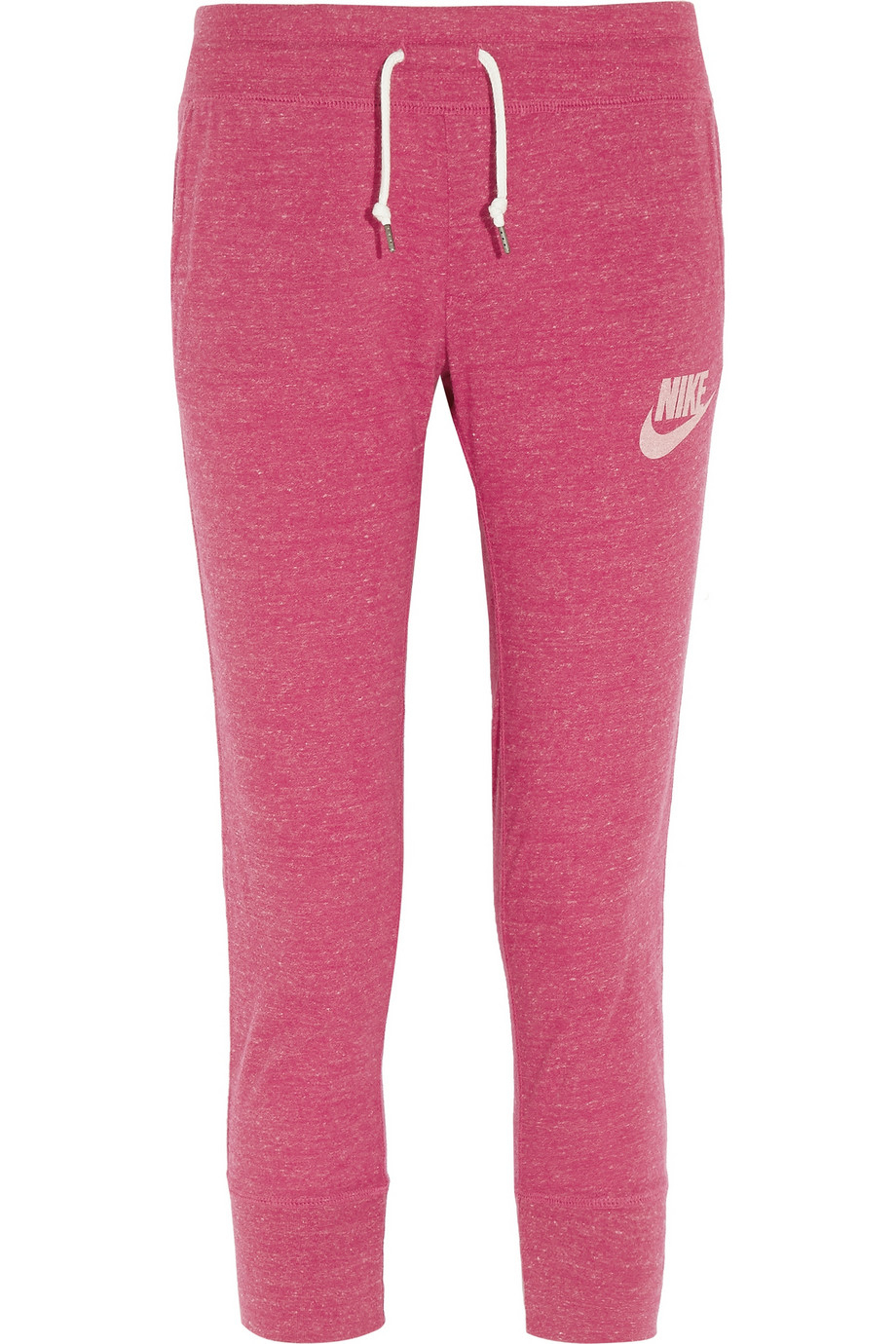 Nike Gym Vintage Capri Cotton-Blend Jersey Track Pants in Pink - Lyst