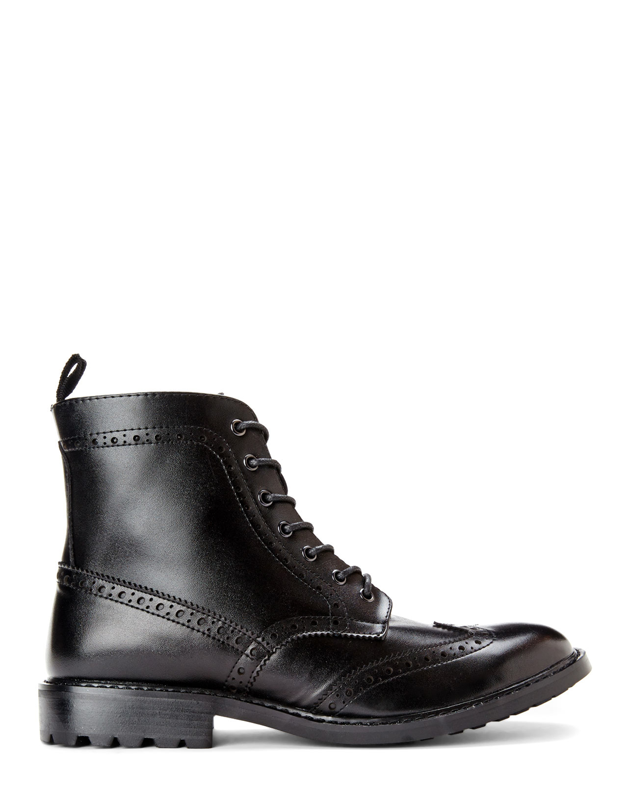 joseph abboud black wingtip lace up shoes