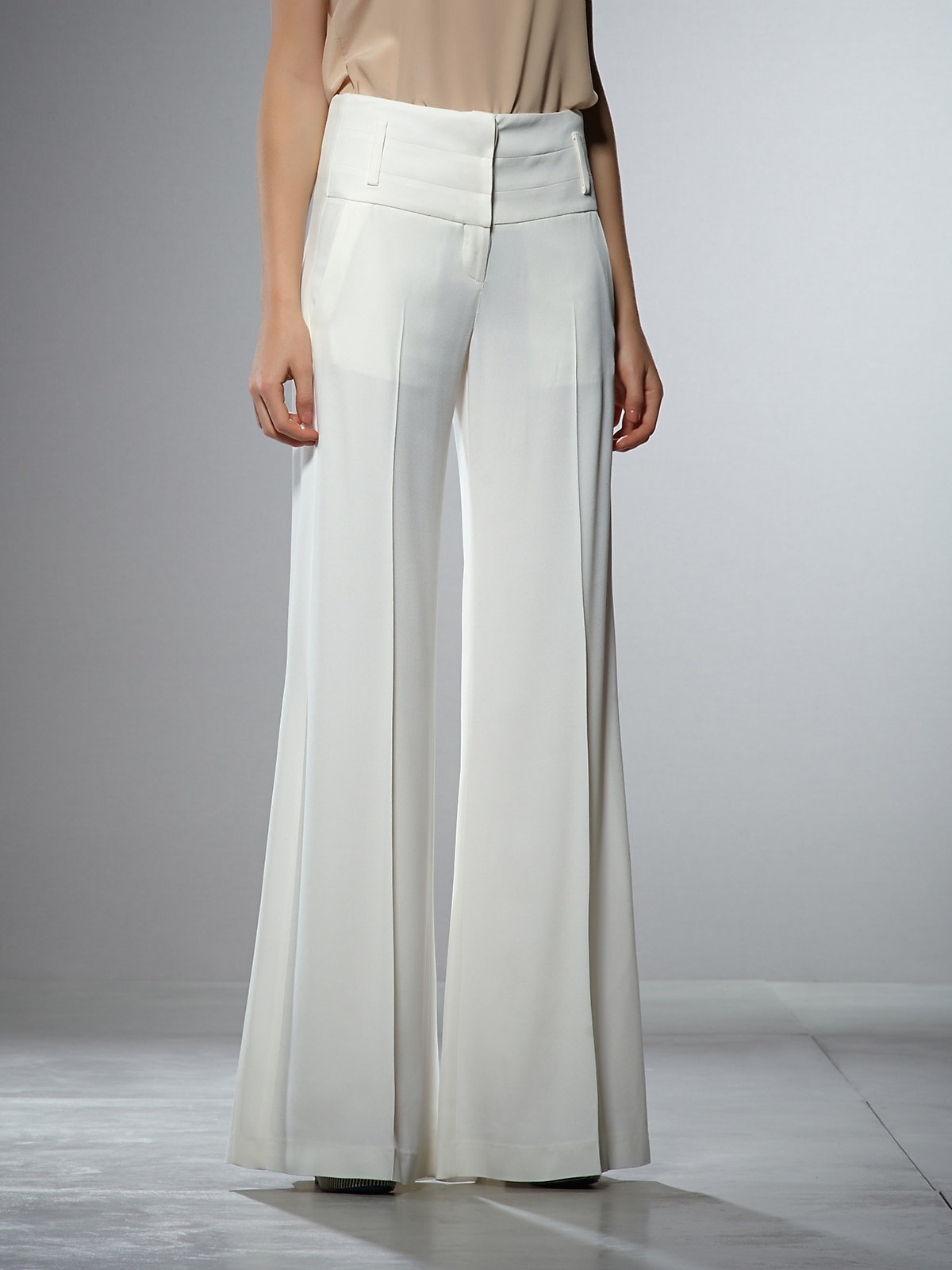 crepe palazzo pants