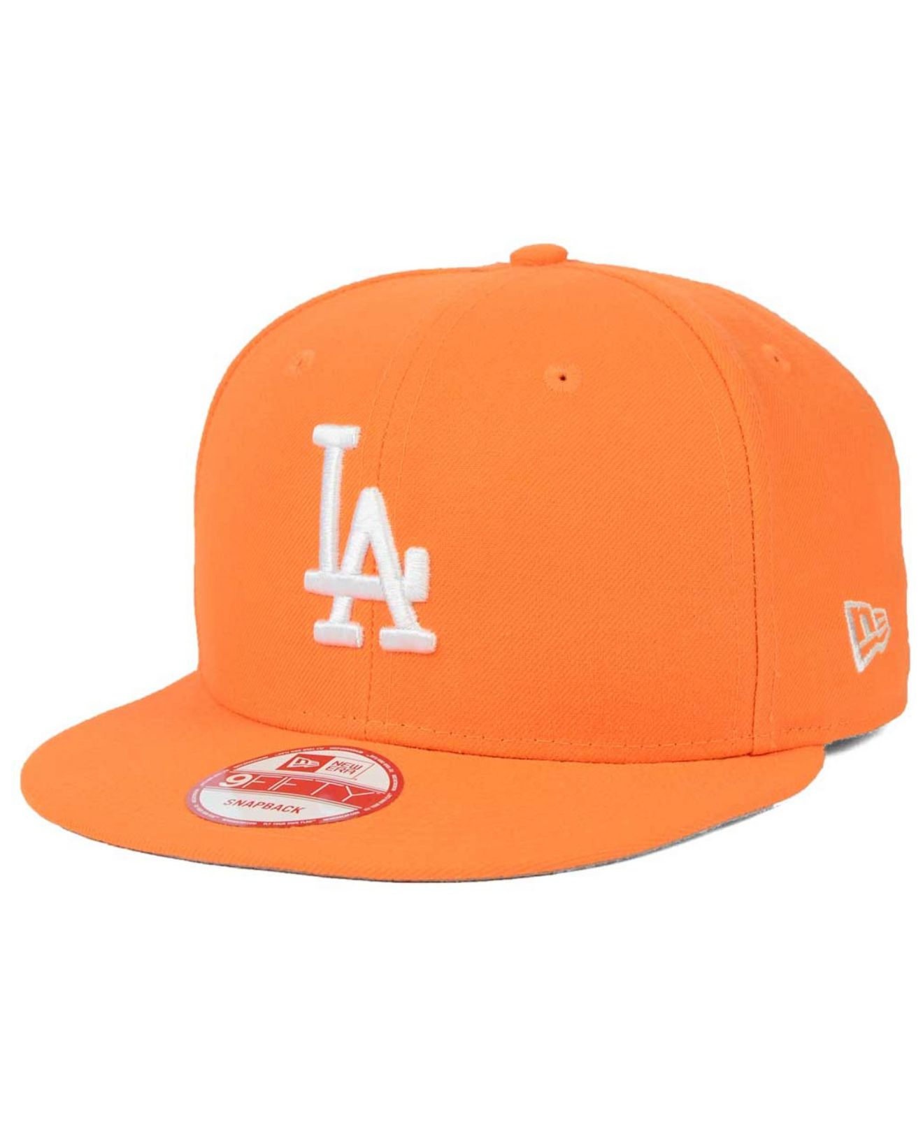 Lyst - Ktz Los Angeles Dodgers C-dub 9fifty Snapback Cap in Orange