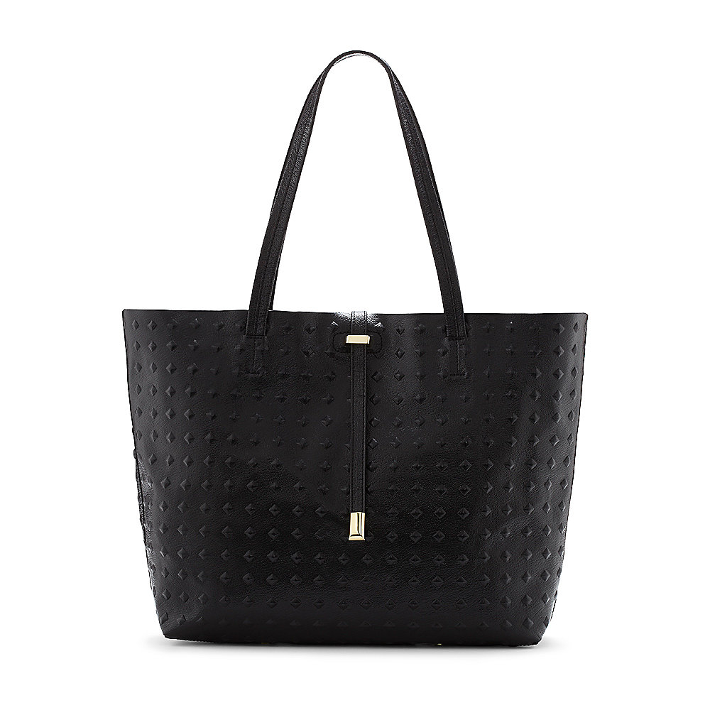 Vince camuto Leila - Classic Leather Tote in Black | Lyst