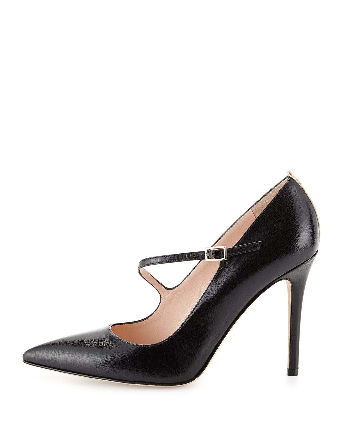 Lyst - Sjp By Sarah Jessica Parker Diana Asymmetric Leather Pump in Black