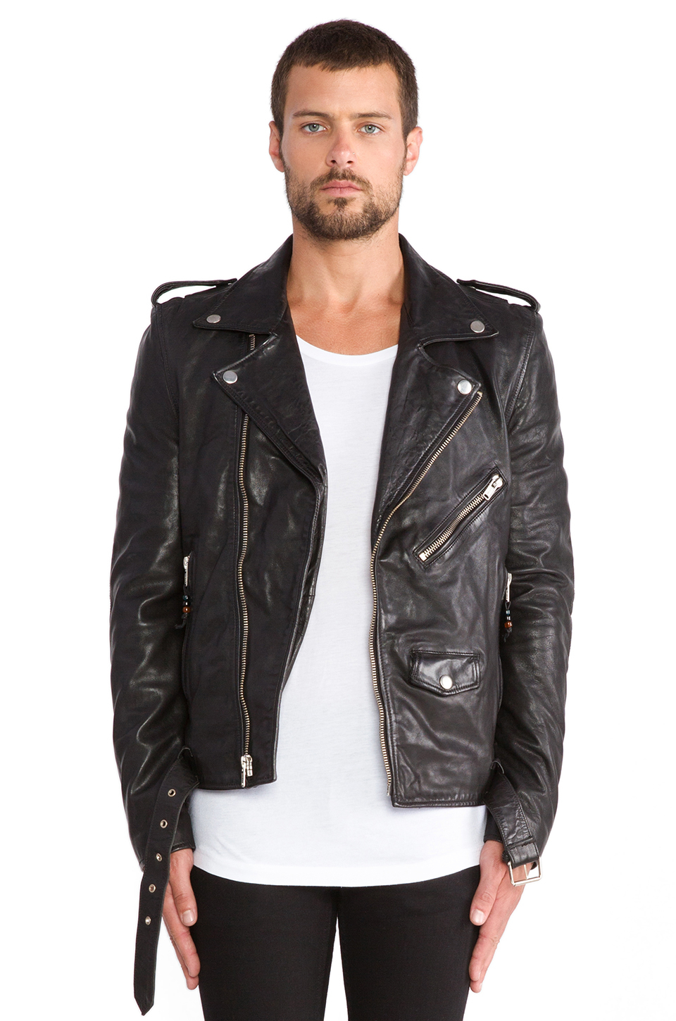 Lyst Blk Dnm Leather Jacket 5 In Black For Men Gallery