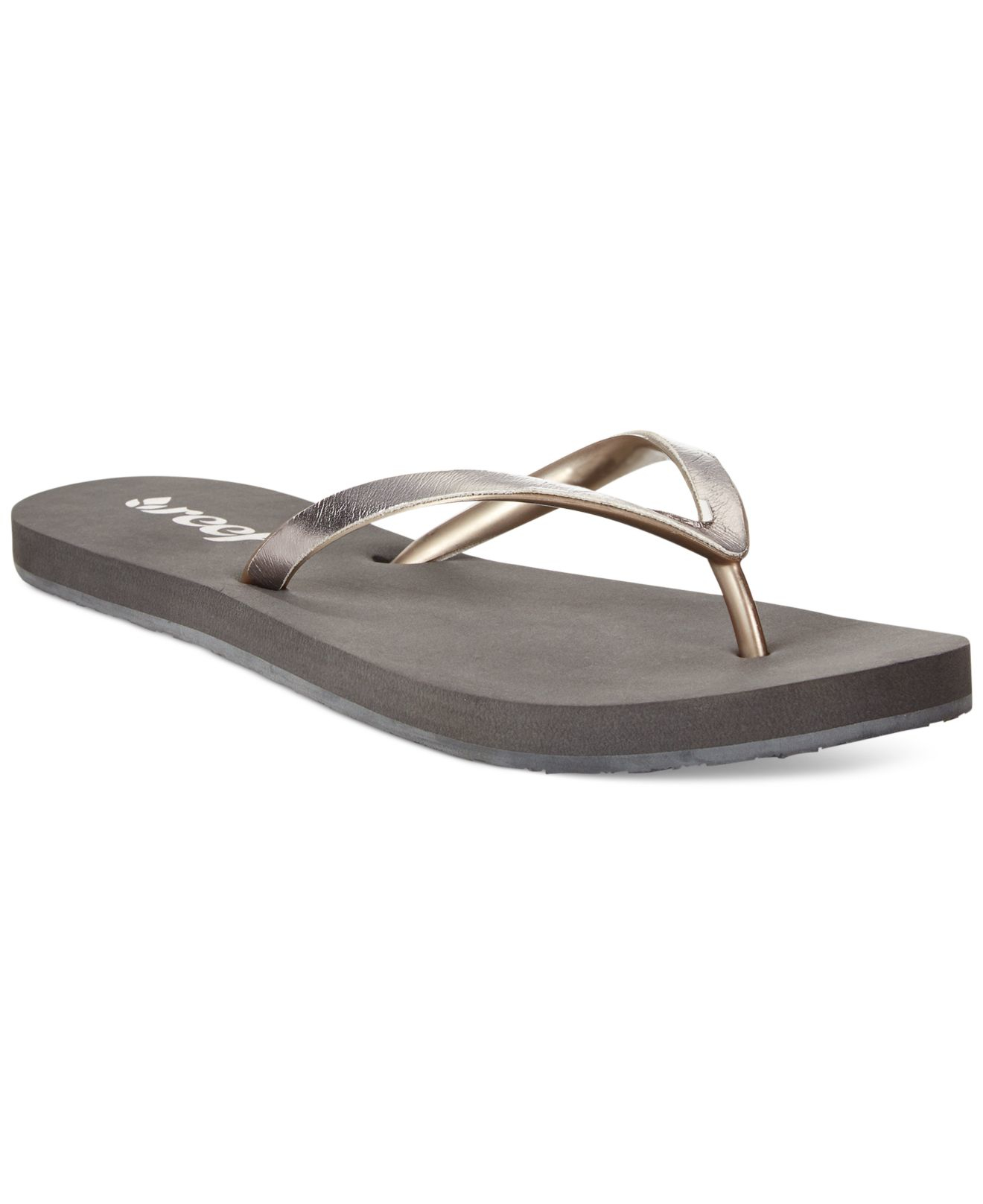 Lyst - Reef Women's Stargazer Shine Thong Sandals in Metallic