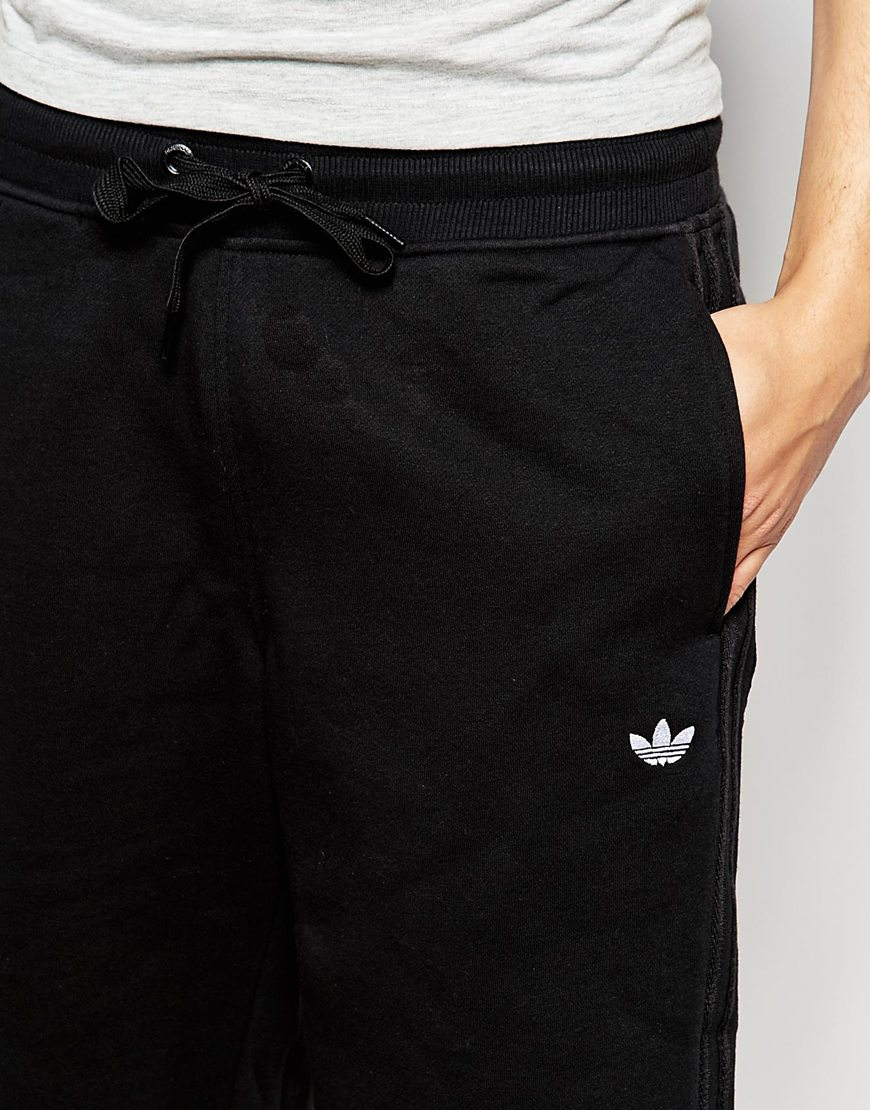 mens black fleece shorts