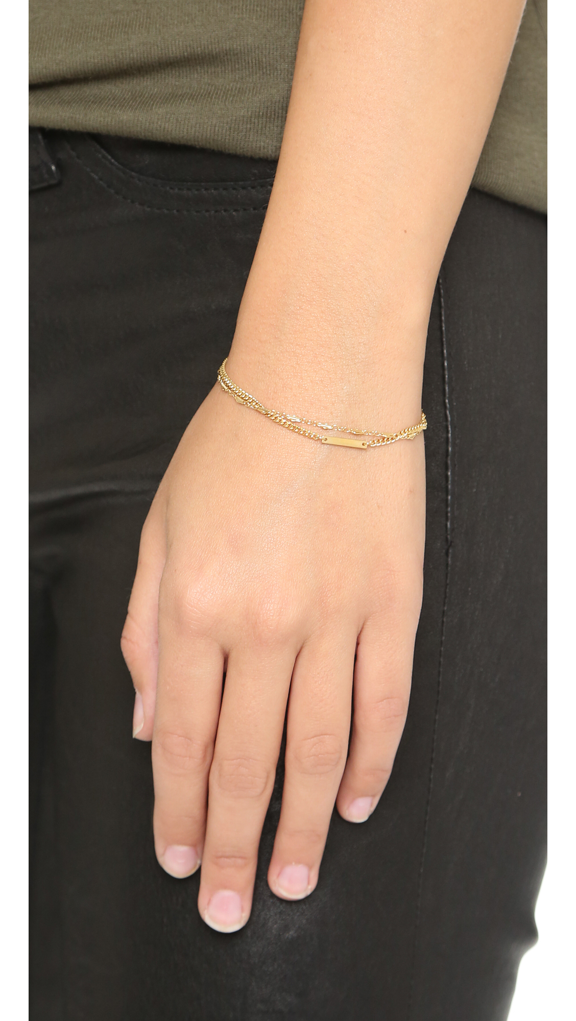 Lyst Jennifer Zeuner Flynn Bracelet In Metallic Gallery