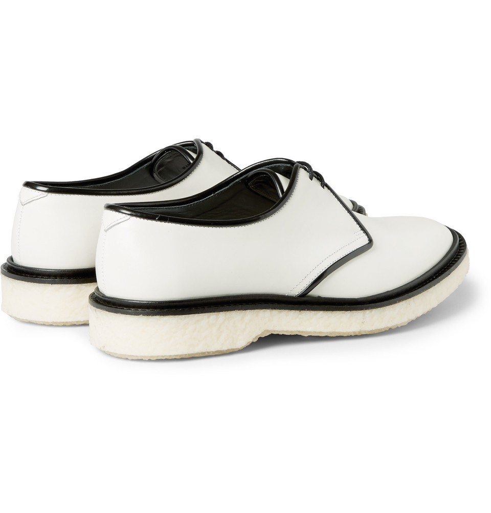 Adieu Type 1 PolishedLeather CrepeSoled Derby Shoes in