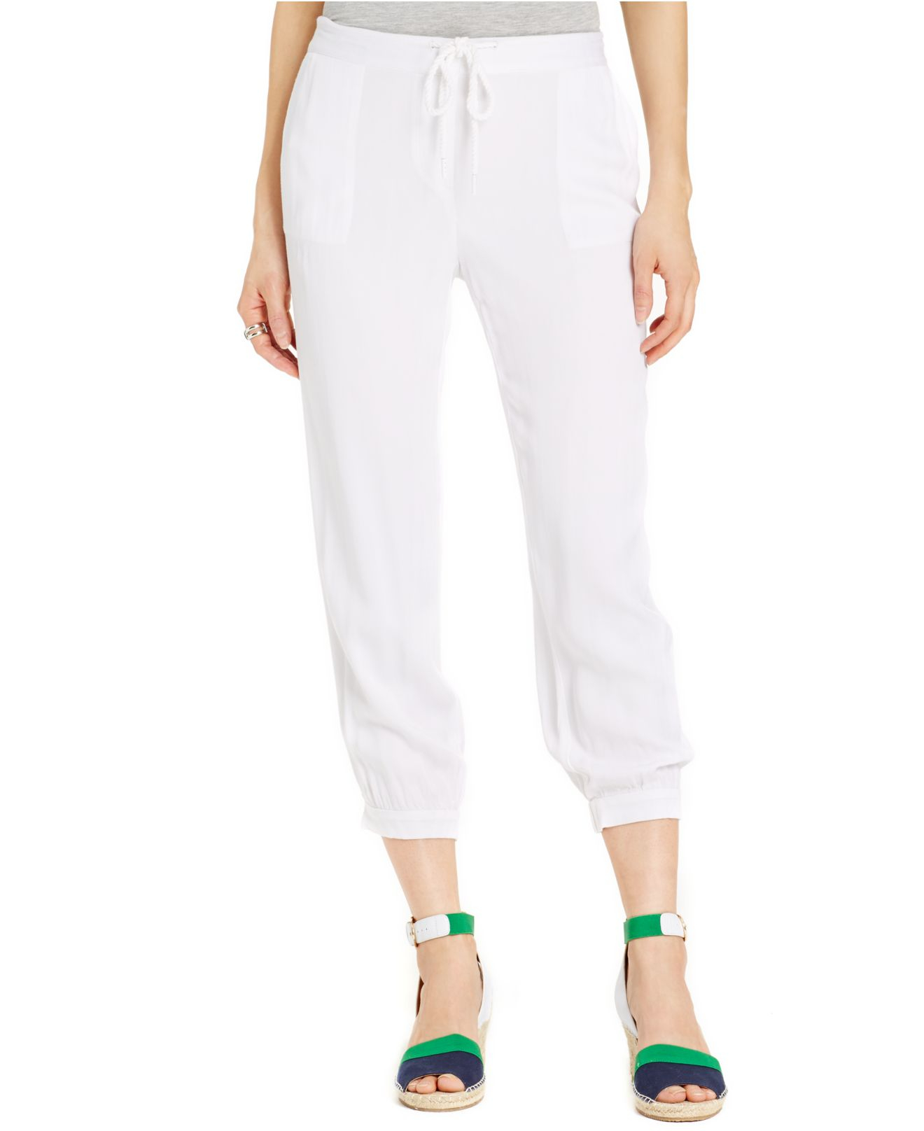 white tommy hilfiger pants