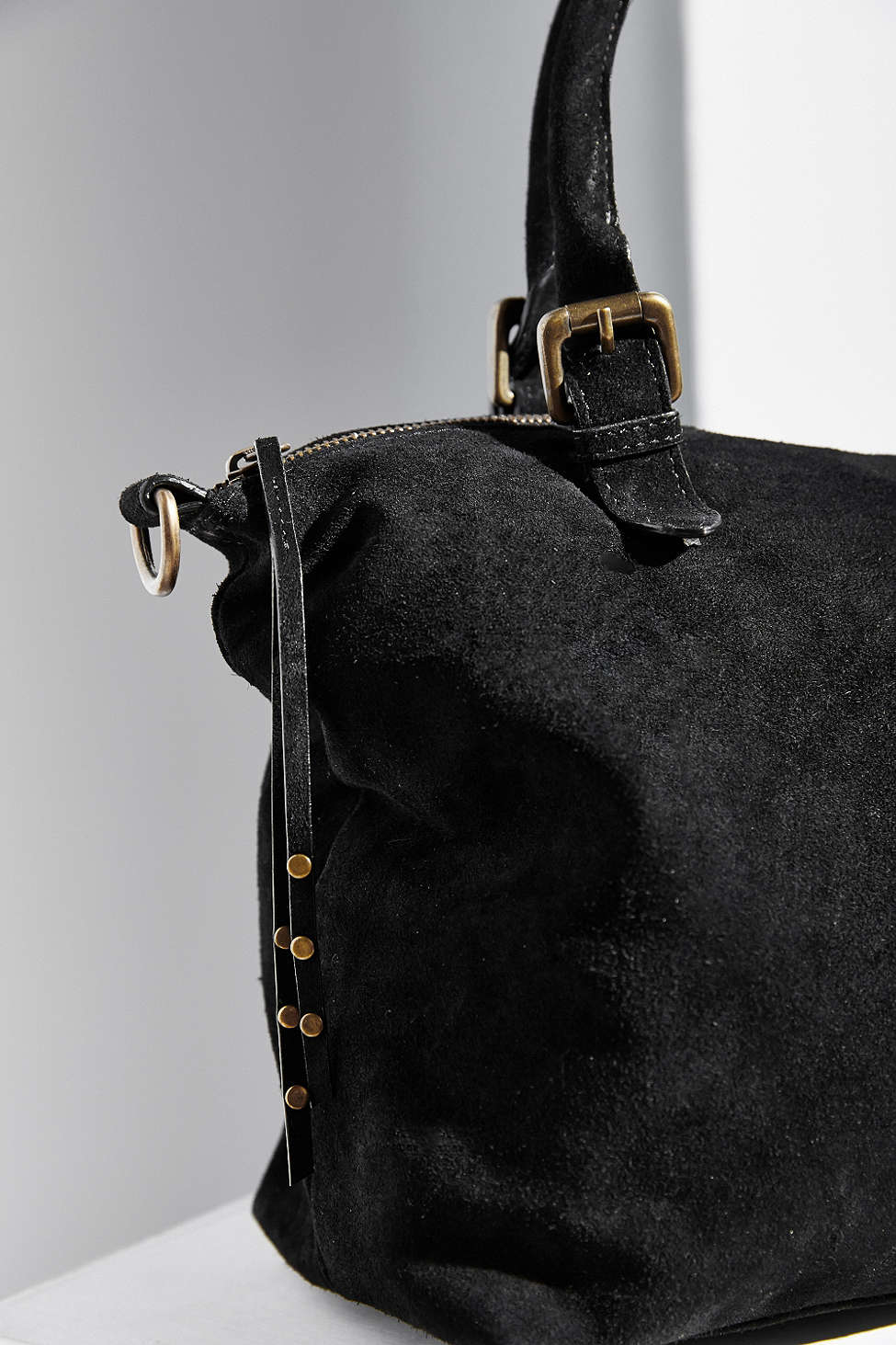 Lyst Ecote Fern Suede Tote Bag In Black