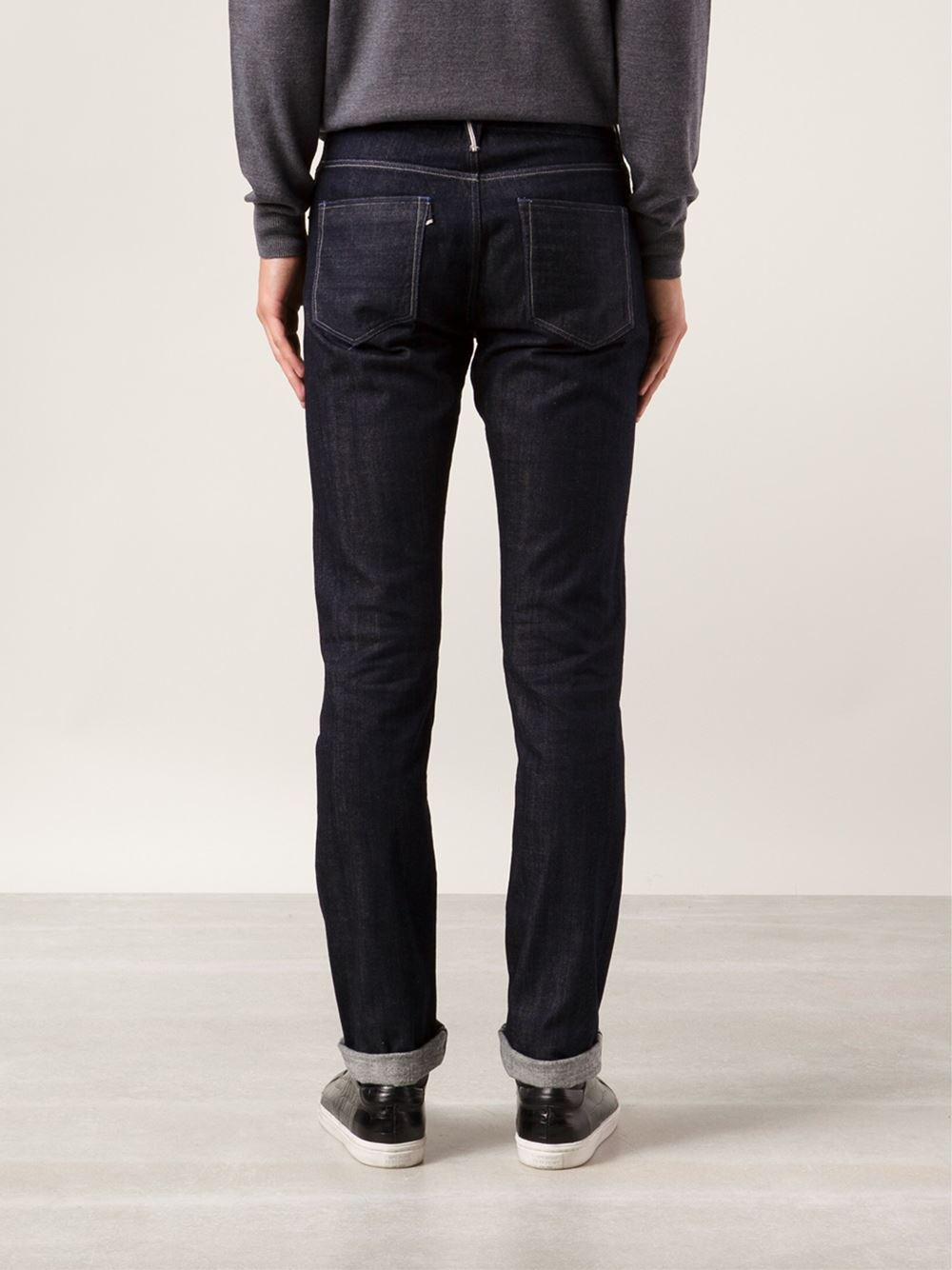 Lyst - 3X1 M3 Straight Jeans in Blue for Men