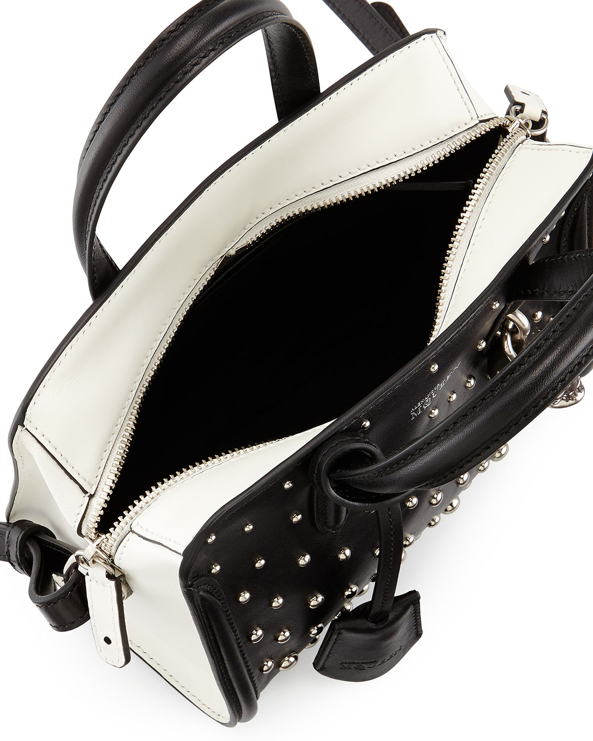 Alexander mcqueen \u0026#39;the Box Bag\u0026#39; In Micro Stud Leather in Black ...