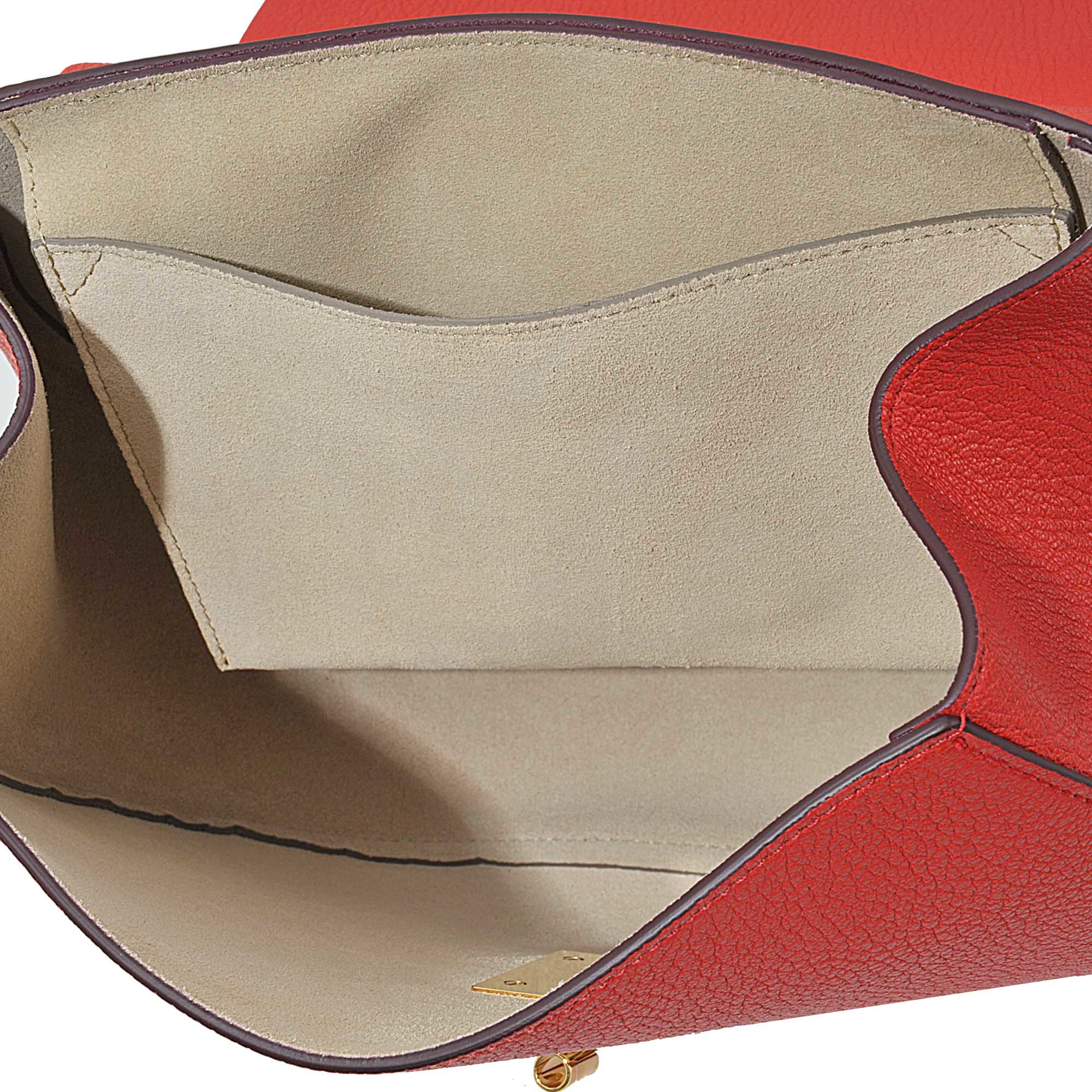 Chlo Drew Medium Saddle Bag in Red | Lyst
