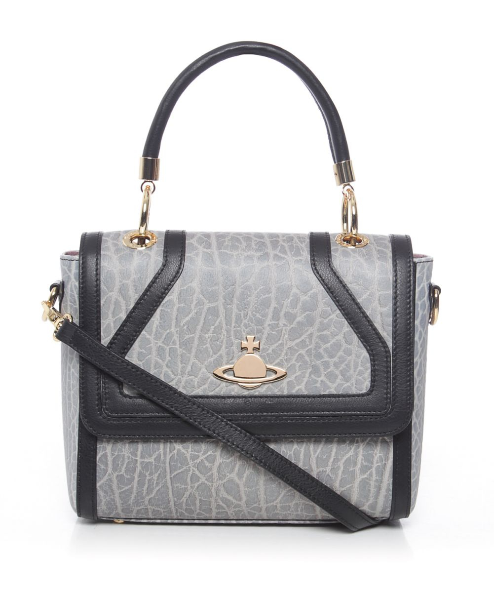 Vivienne westwood Victoria Shoulder Bag in Gray (Grey) | Lyst