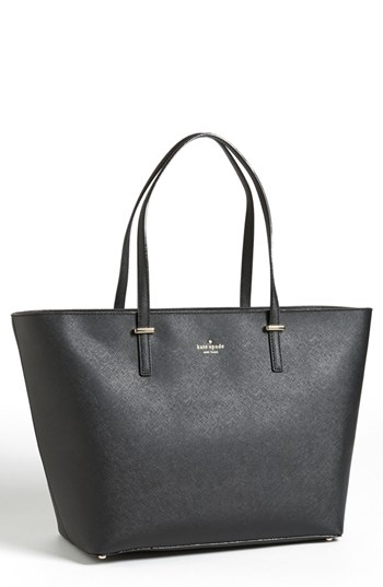 leather kate spade tote