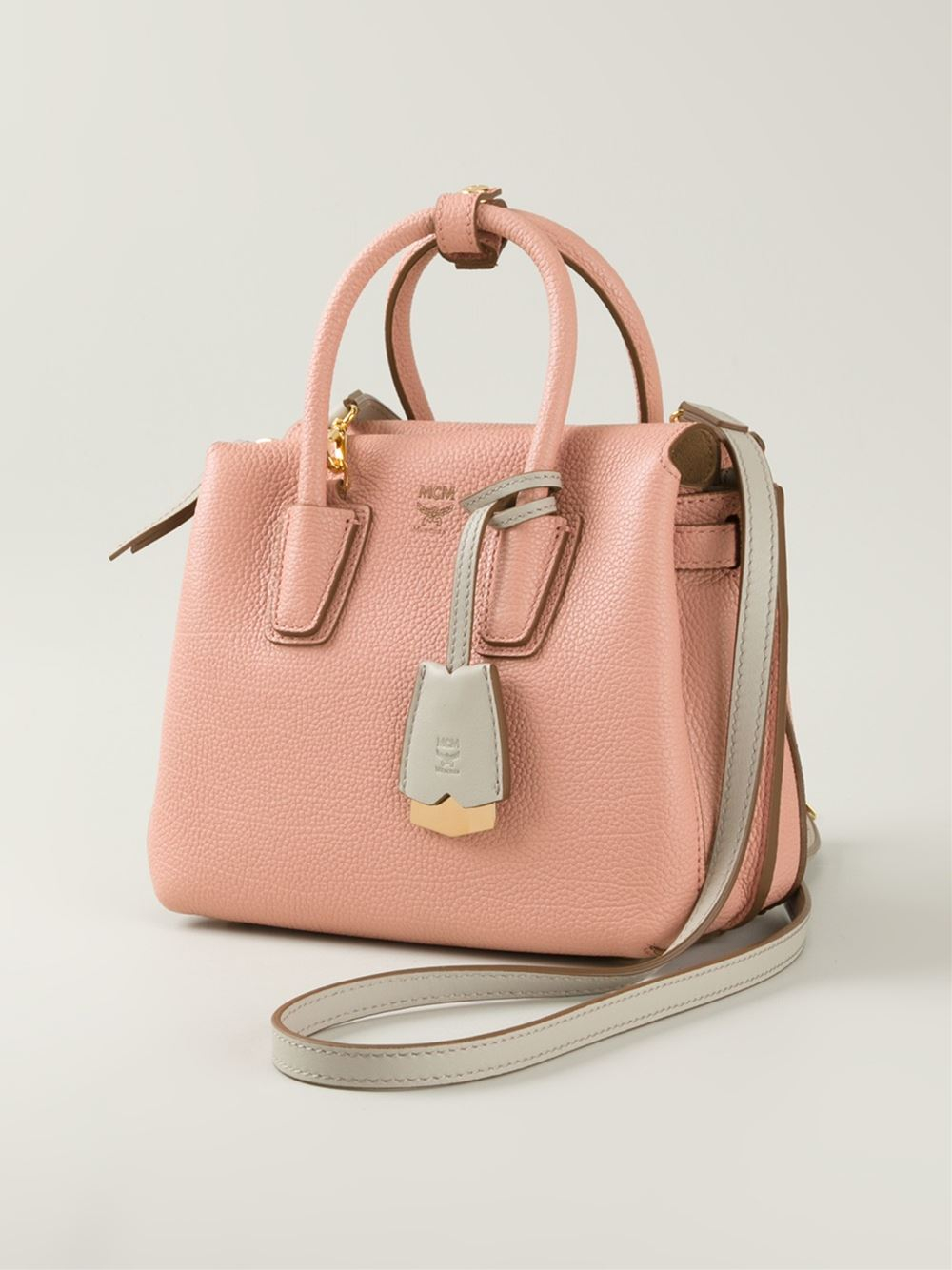 Lyst MCM 'Milla' Tote in Pink