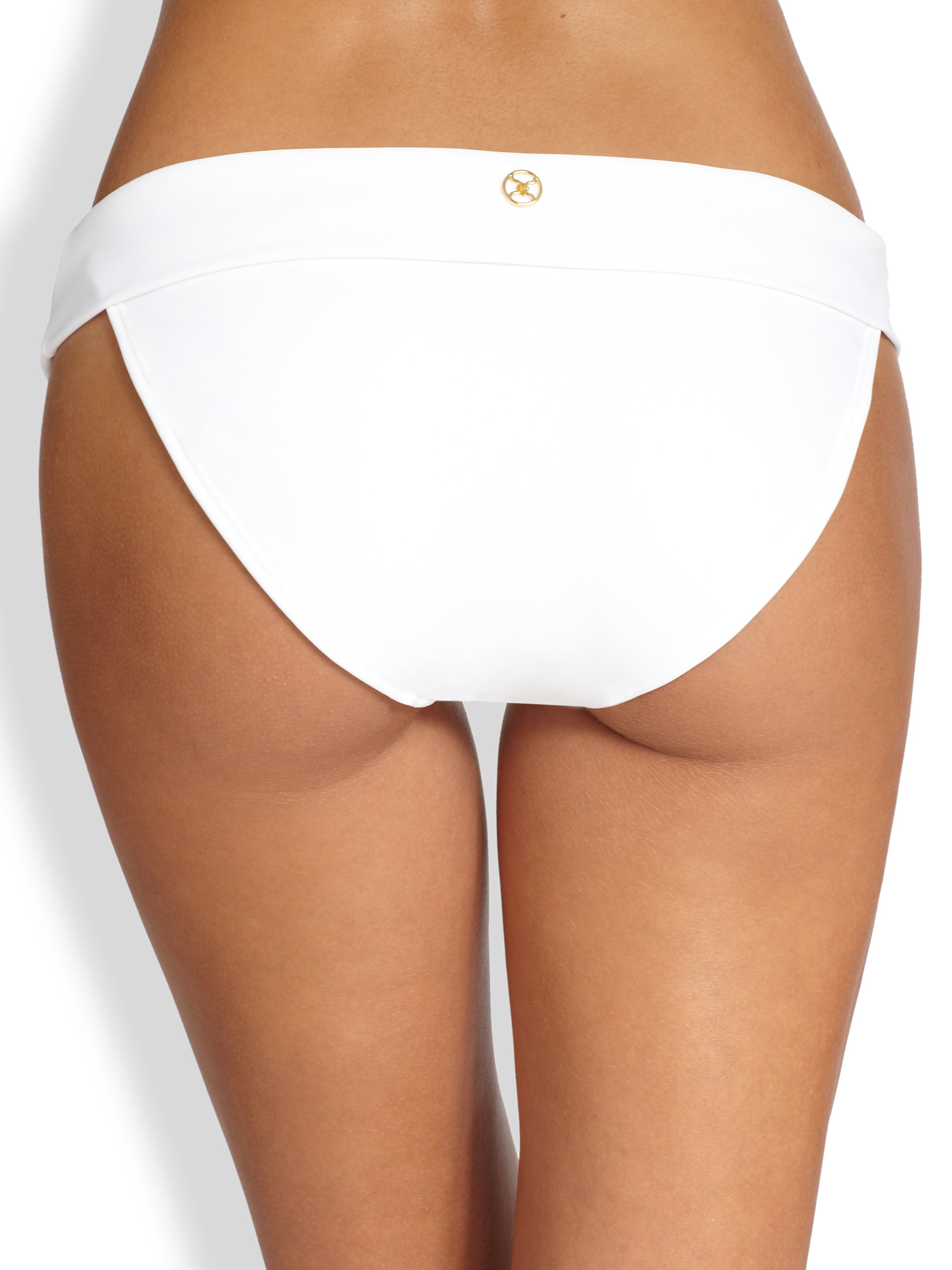 Lyst Vix Bia Full Coverage Bikini Bottom In White 5772