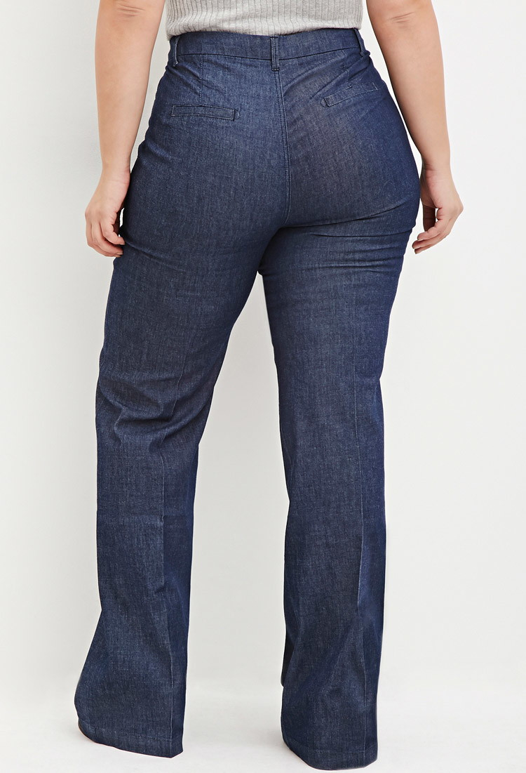 plus size denim pants