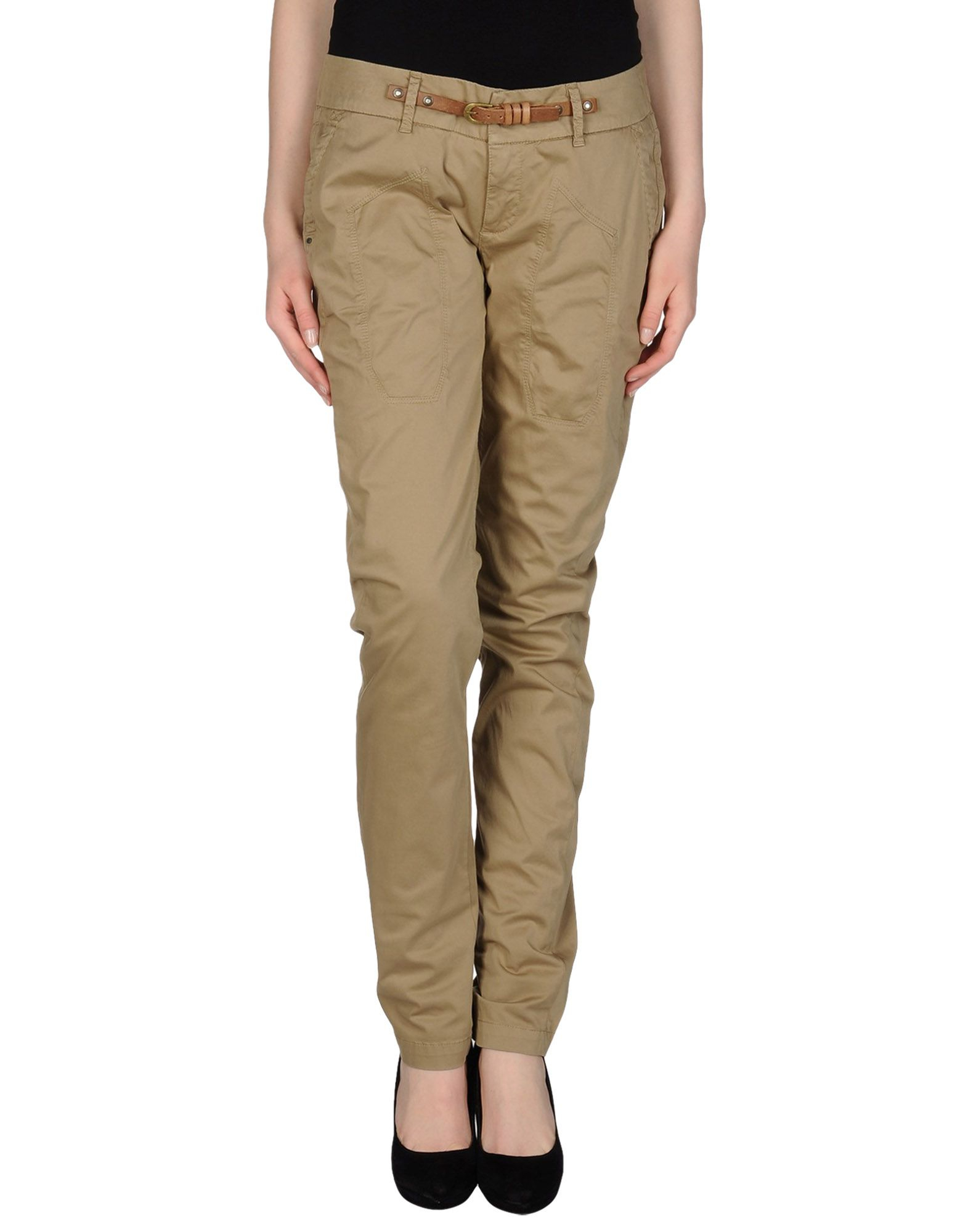 Jeckerson Khaki StraightLeg Casual Pants Lyst