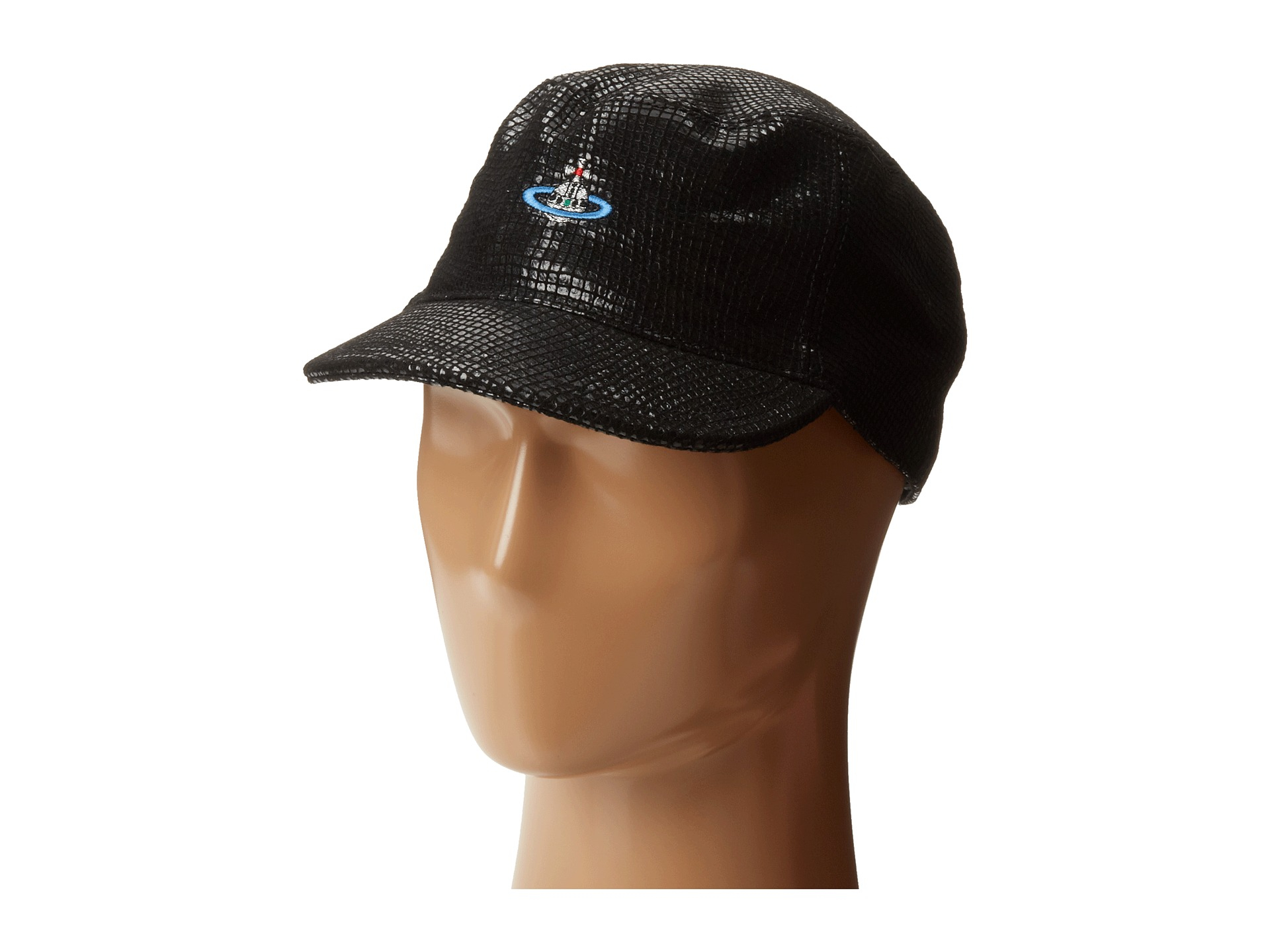 Vivienne westwood Fish Scale Baseball Cap in Black for Men | Lyst vivienne westwood cap