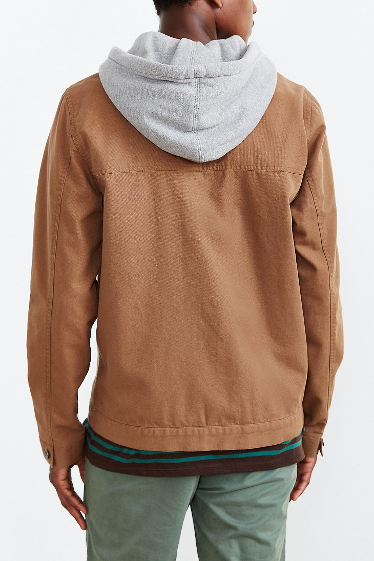 Lyst Vans Capline Hooded iJacketi in Brown for Men