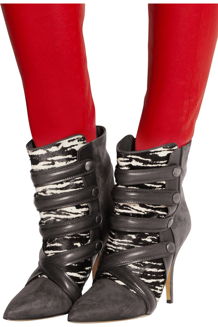 isabel marant calf high boots
