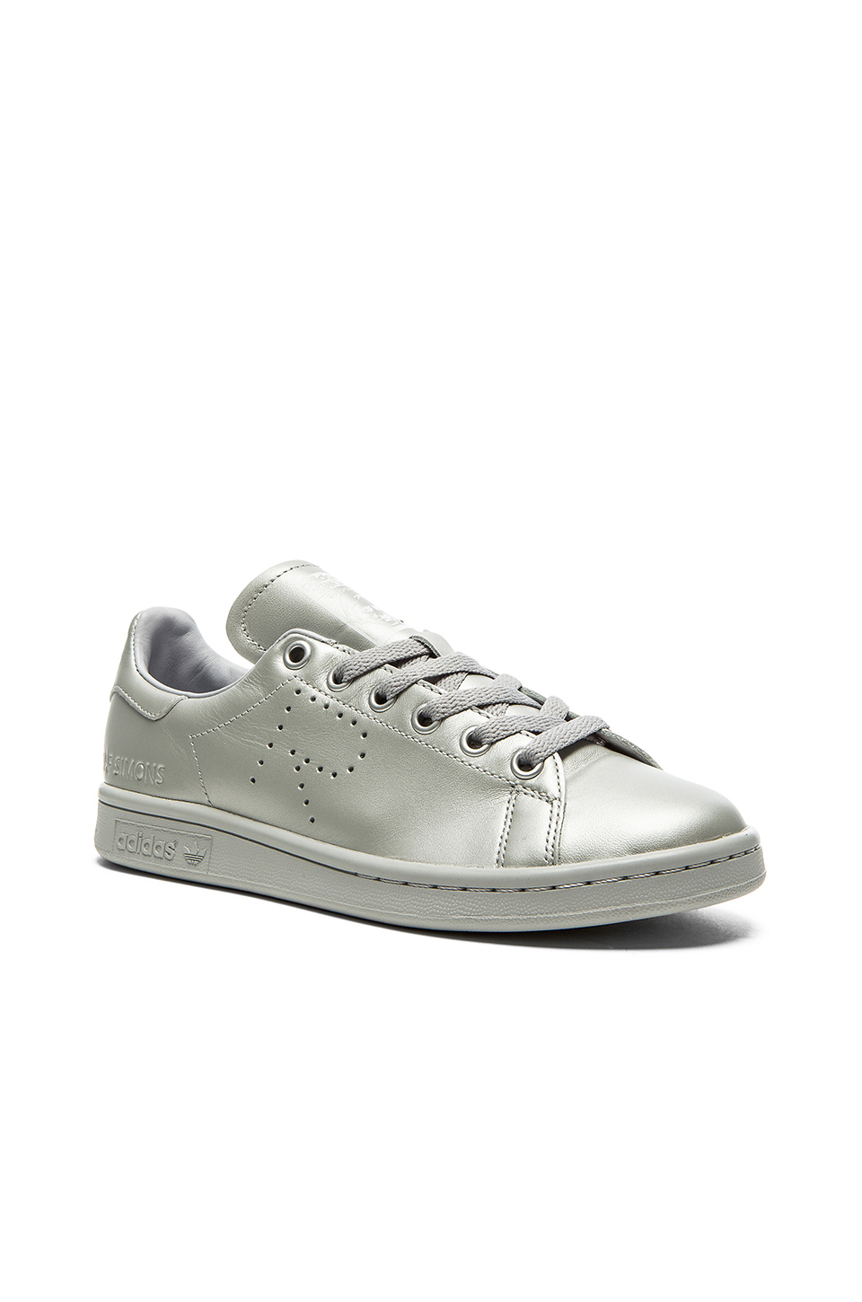 stan smith metallic leather sneakers