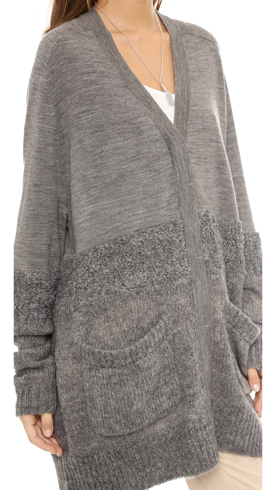 mohair oversized cardigan