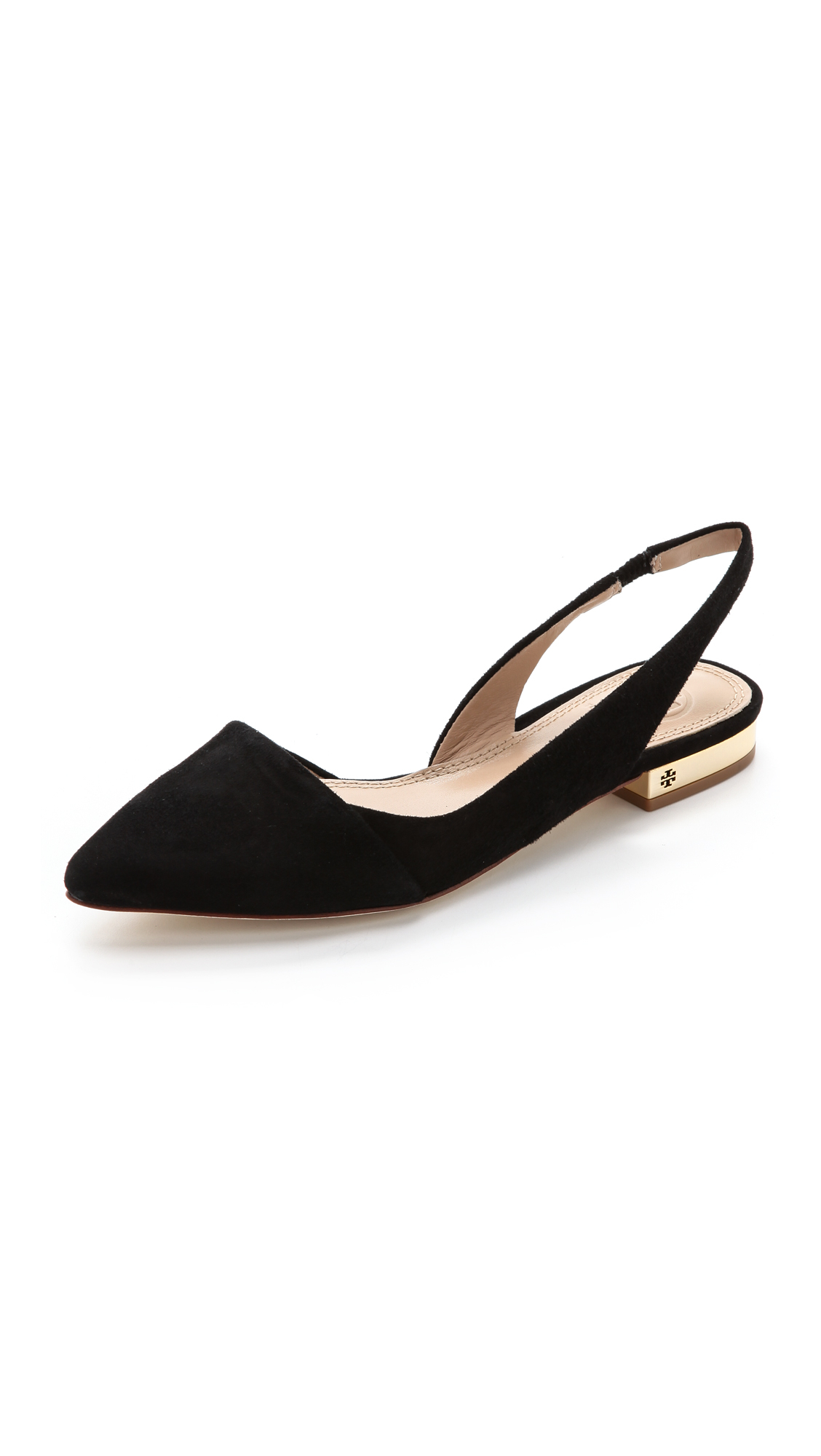 slingback flats pointed toe