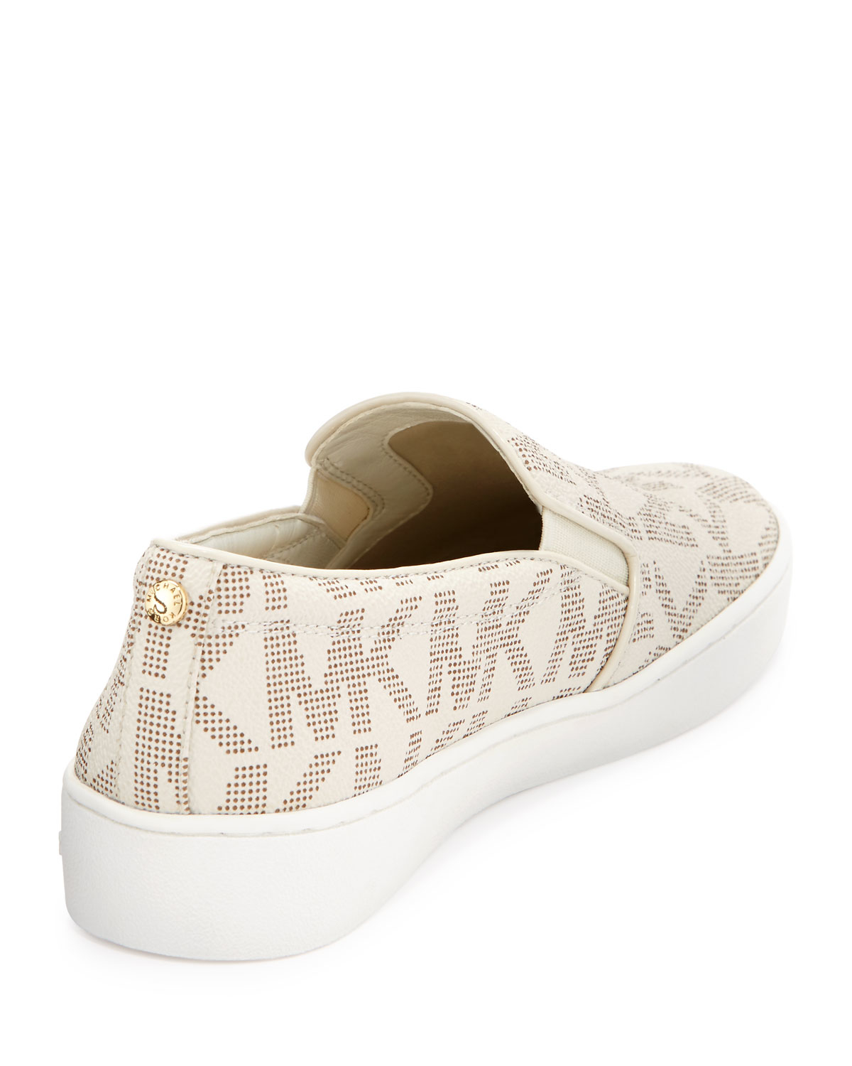 Lyst - Michael Michael Kors Keaton Logo-print Slip-on Sneaker in White