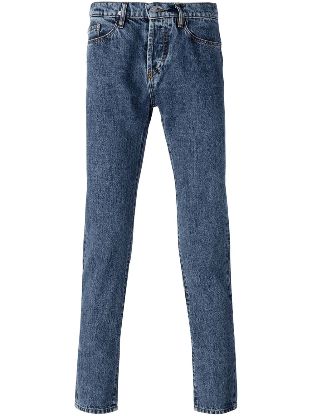 Kenzo Straight Leg Jeans in Blue for Men | Lyst