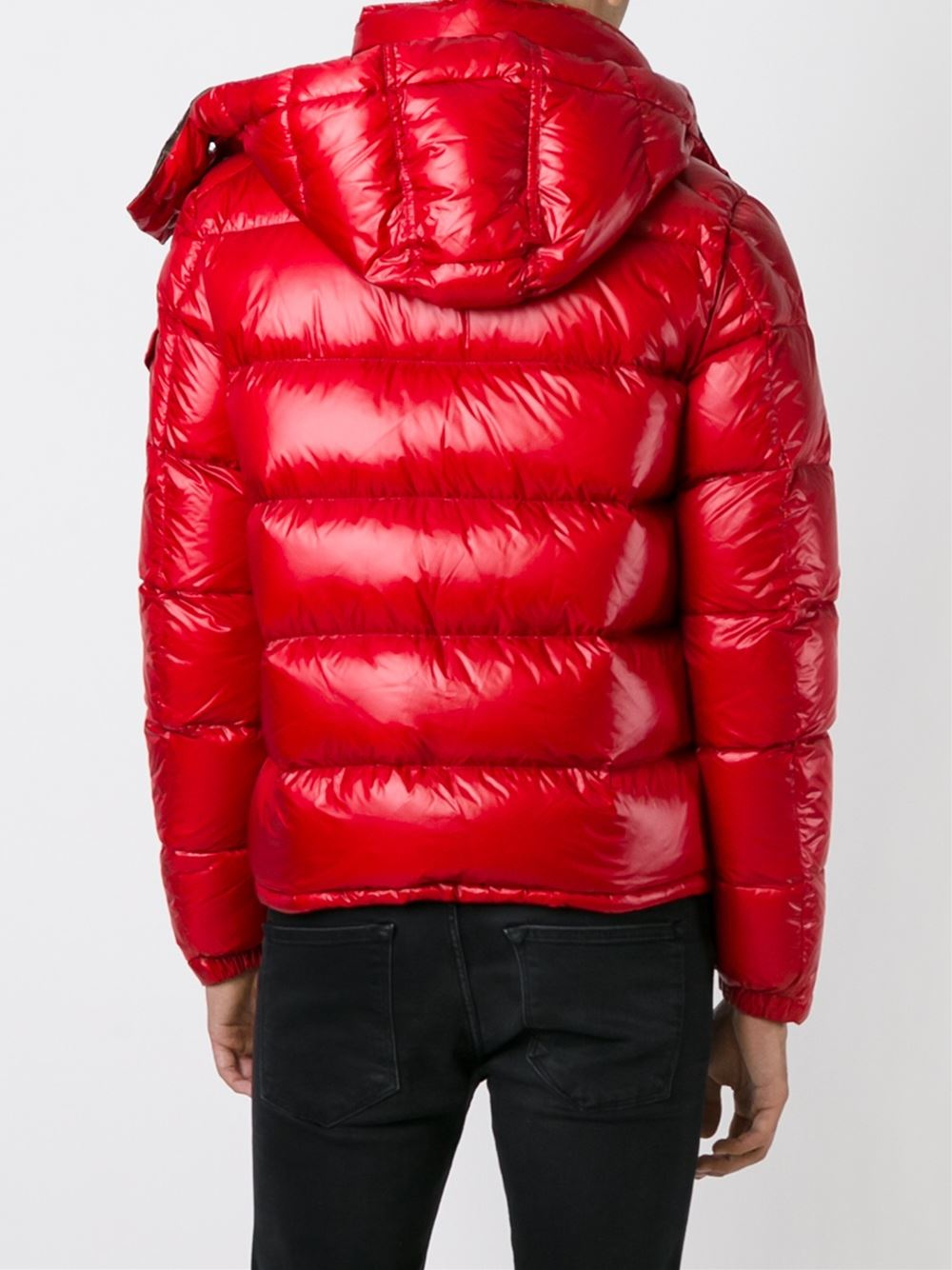 Moncler 'Thoule' Padded Jacket in Red for Men | Lyst