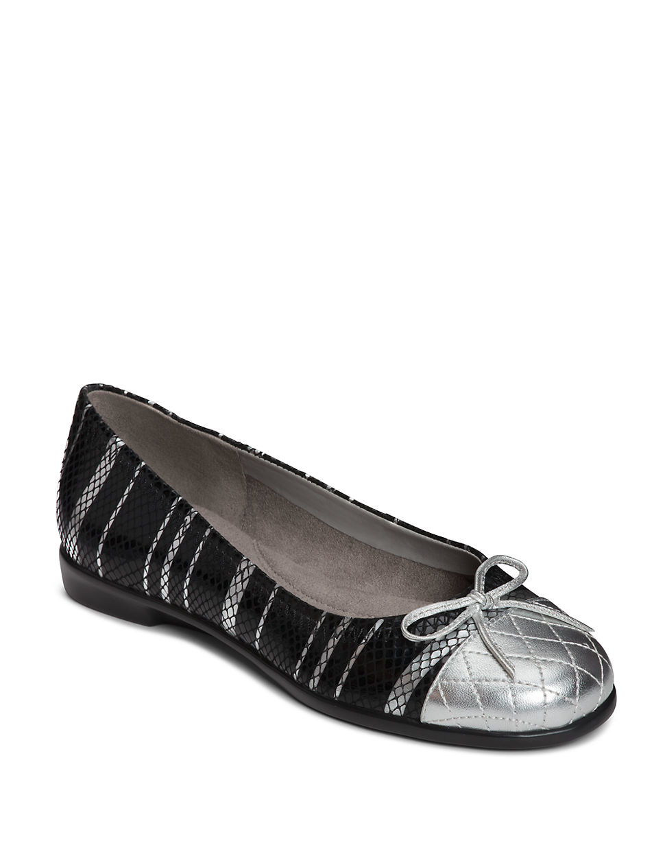 aerosoles black ballet flats