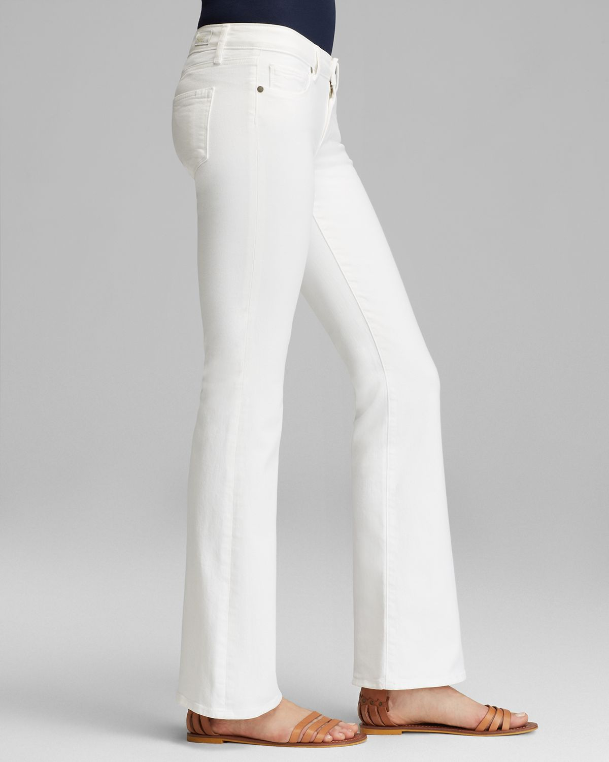 petite white jeans