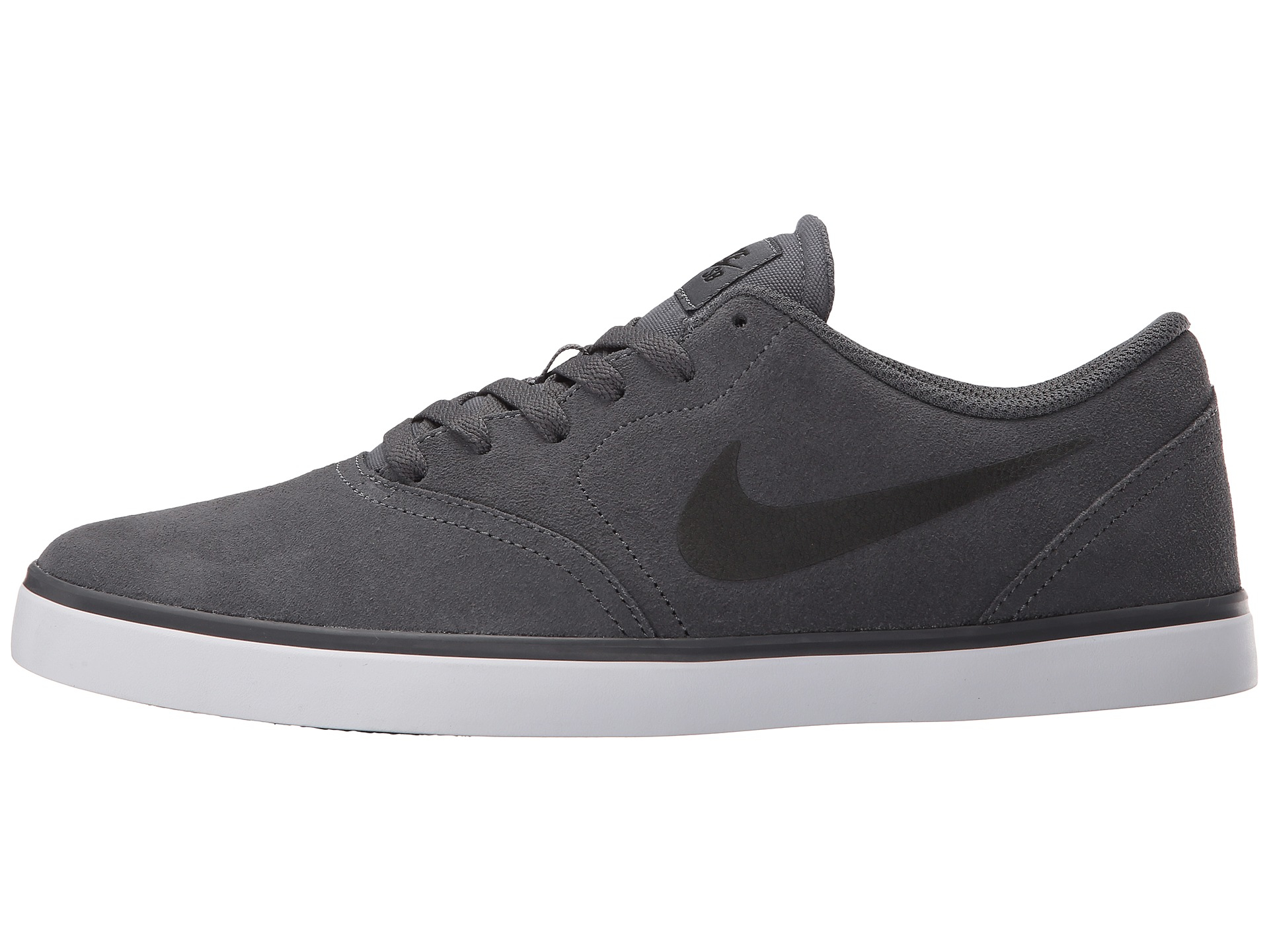 white nike black check