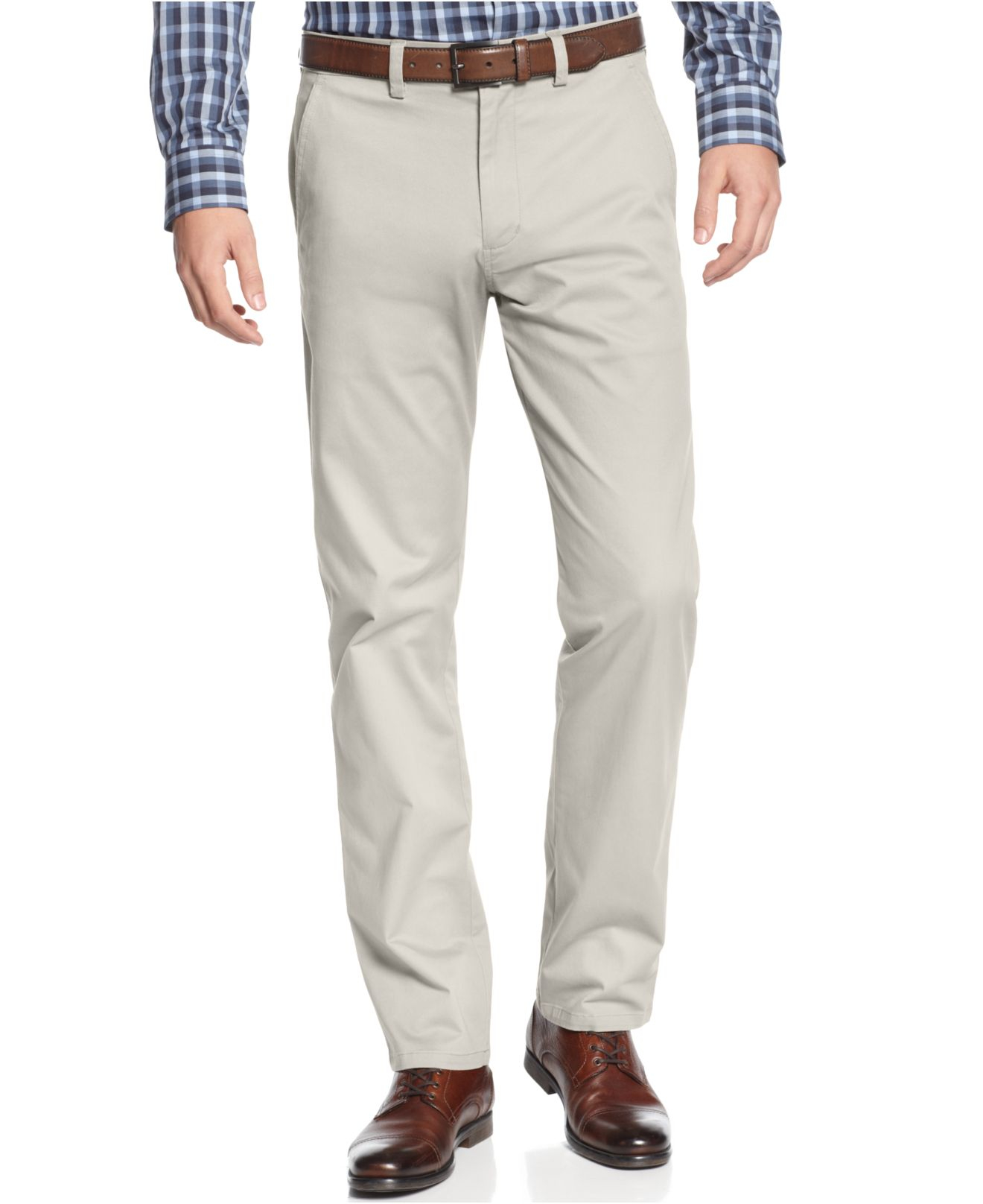Lyst - Kenneth Cole Reaction Slim-fit Solid Chino Pants in