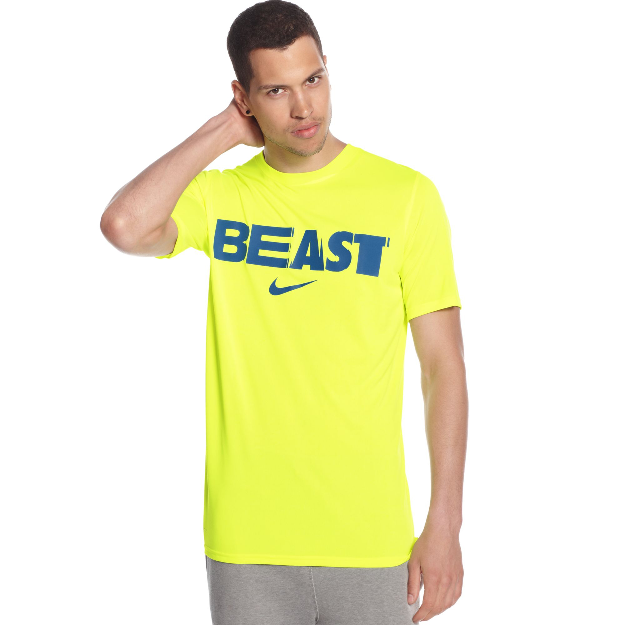 nike yellow football shirt