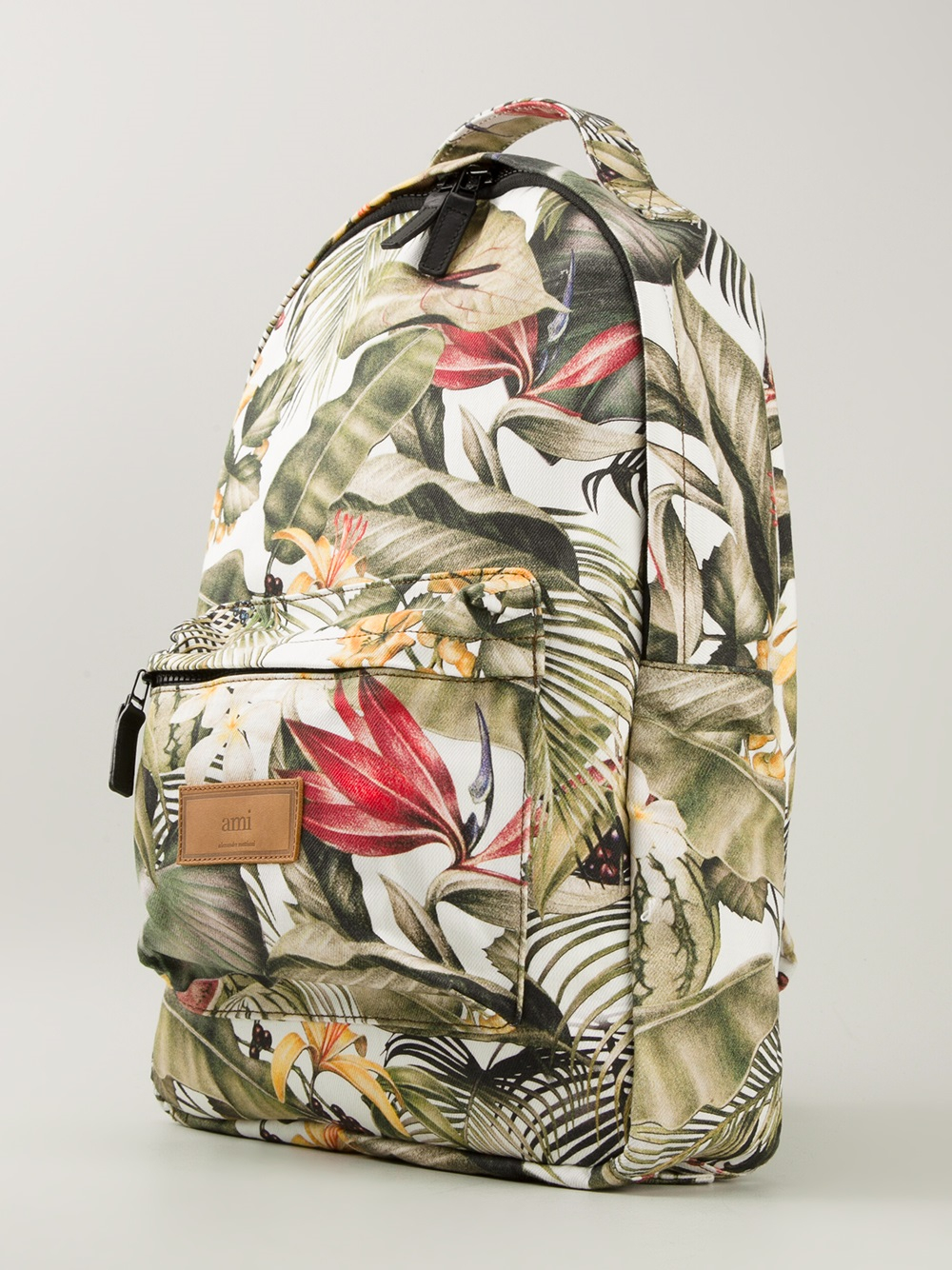 AMI Tropical Print Backpack for Men Lyst