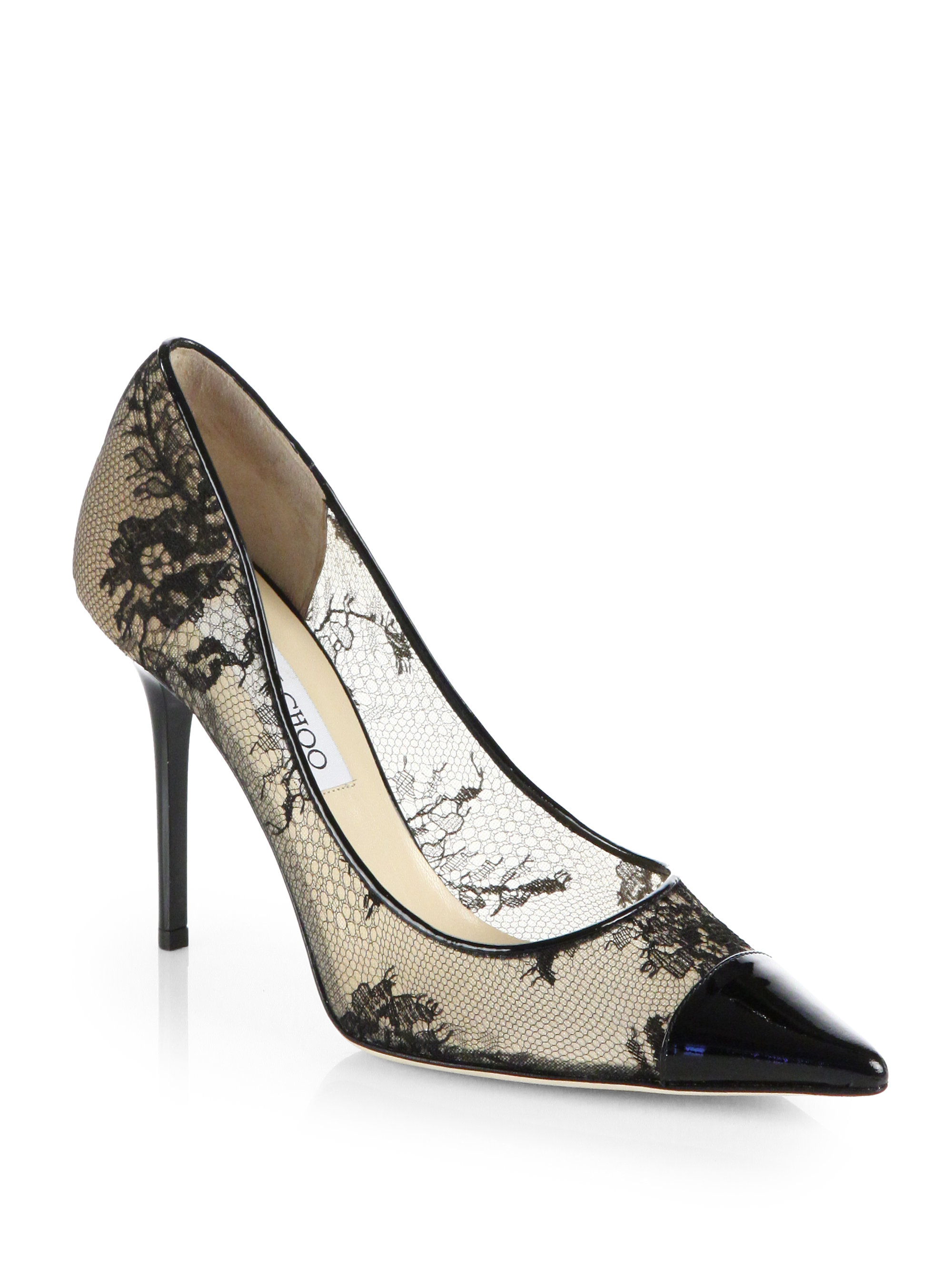 jimmy choo lang black patent