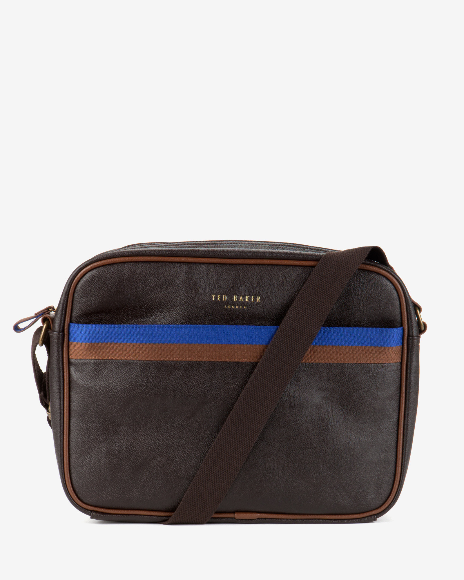 Ted baker Cross Body Document Bag in Brown for Men (Chocolate) Lyst