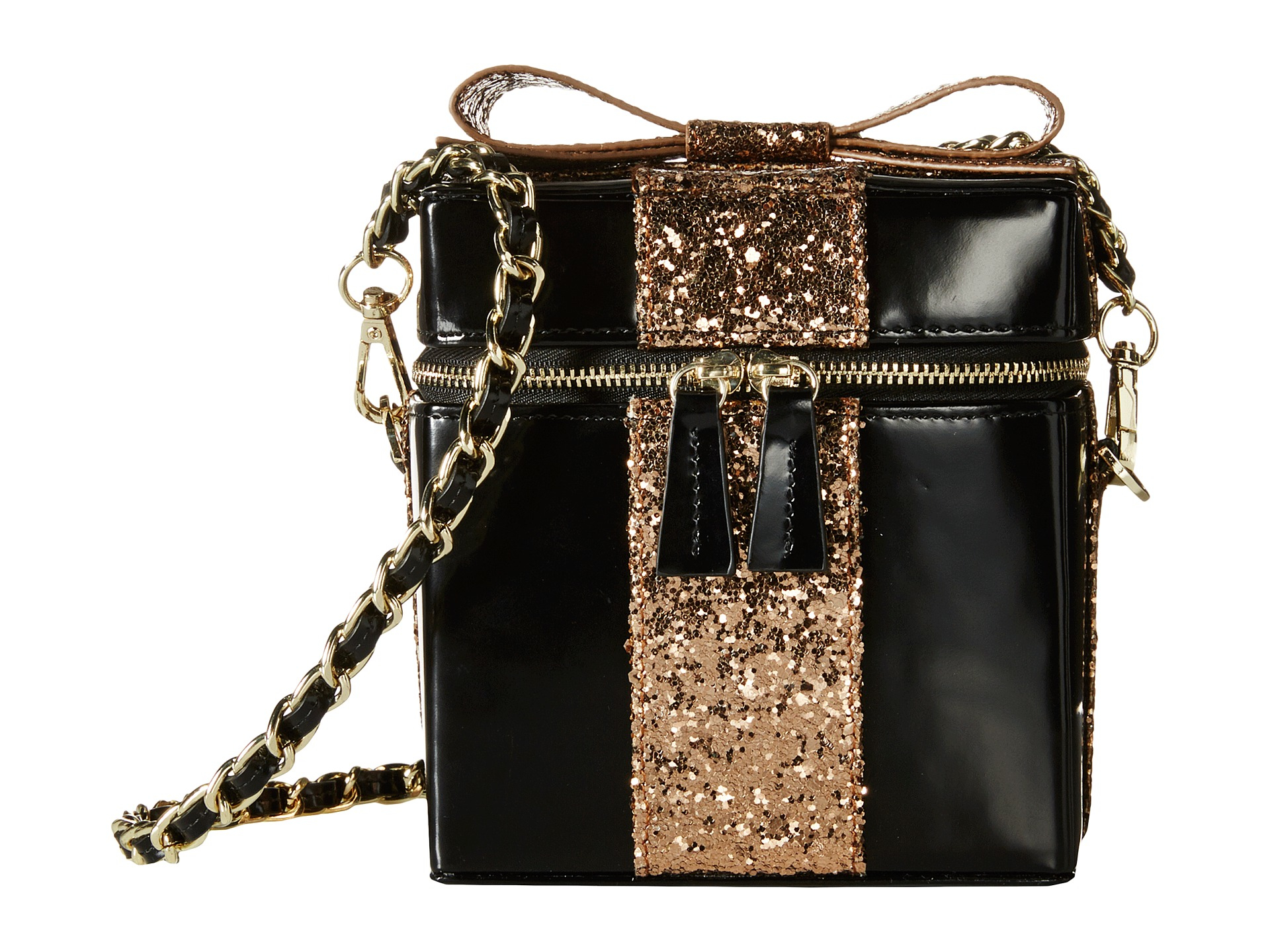 Lyst Alice Olivia Present Box Leather Purse In Metallic Gallery