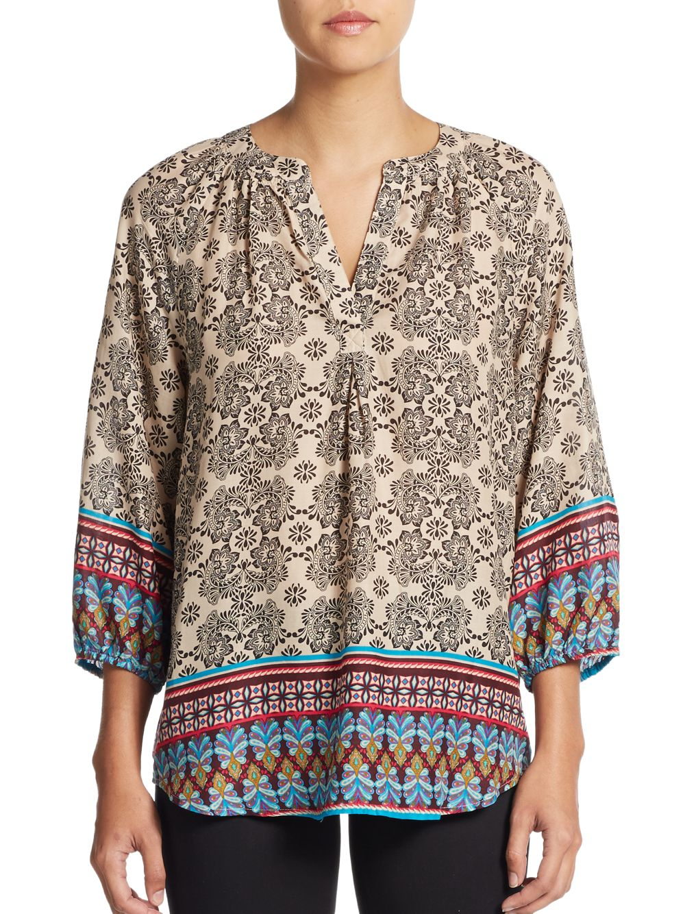 Lyst - Beach Lunch Lounge Helena Top in Natural