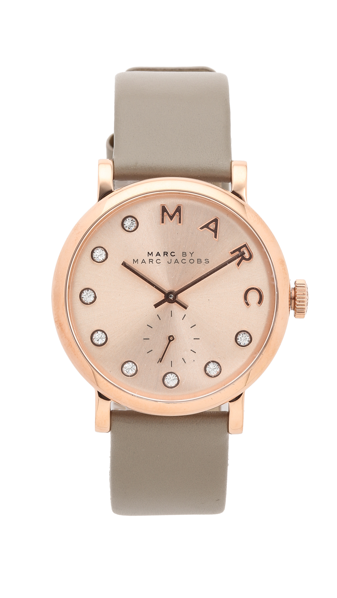 Marc by marc jacobs Baker Watch - Rose Gold/gravel Grey in Metallic | Lyst