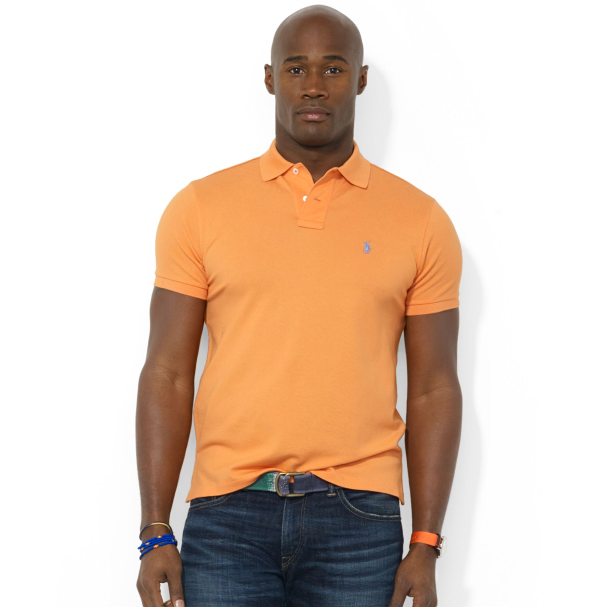 Polo Ralph Lauren Classic Fit Short Sleeve Stretch Mesh Polo Shirt in ...