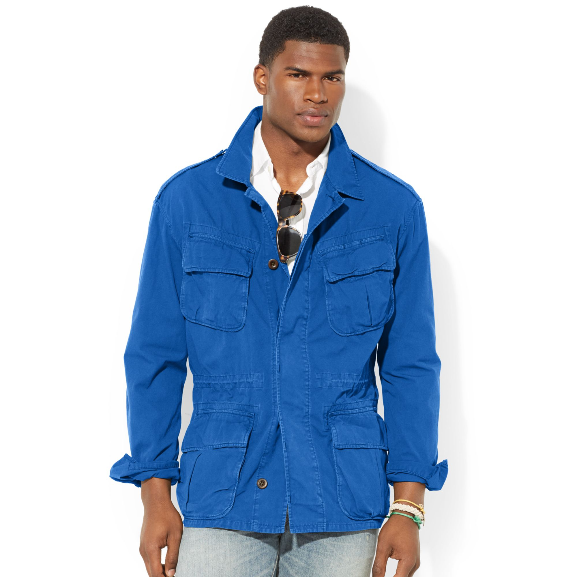 Ralph Lauren Polo Big and Tall Jungle Jacket in Blue for Men (Colby ...