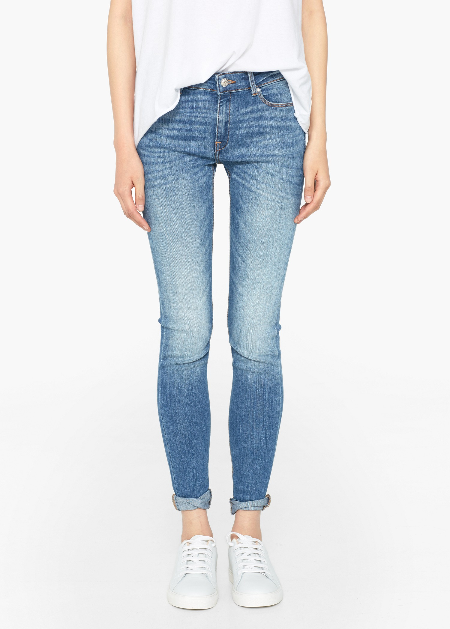 Lyst - Mango Skinny Olivia Jeans in Blue