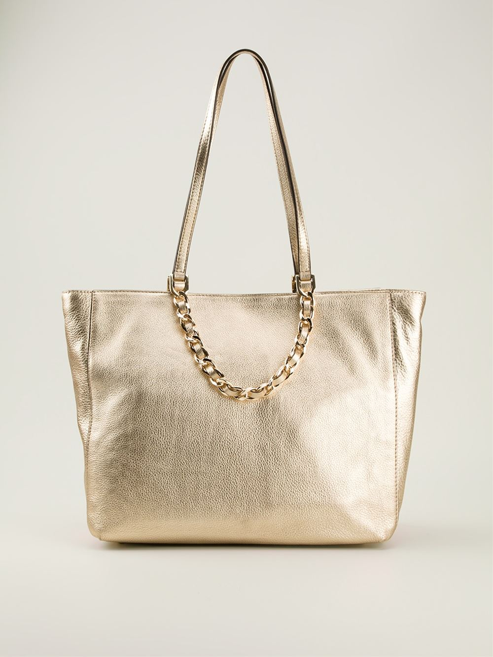 michael kors shopper gold