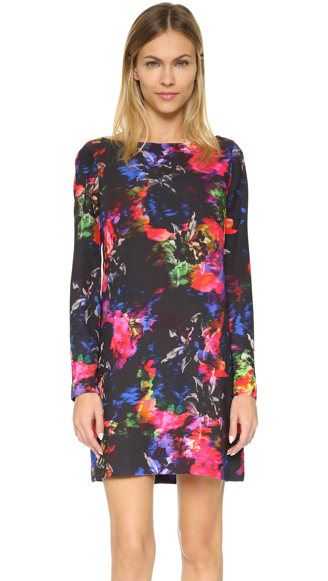 Lyst - Milly Jewel Floral Print Dress