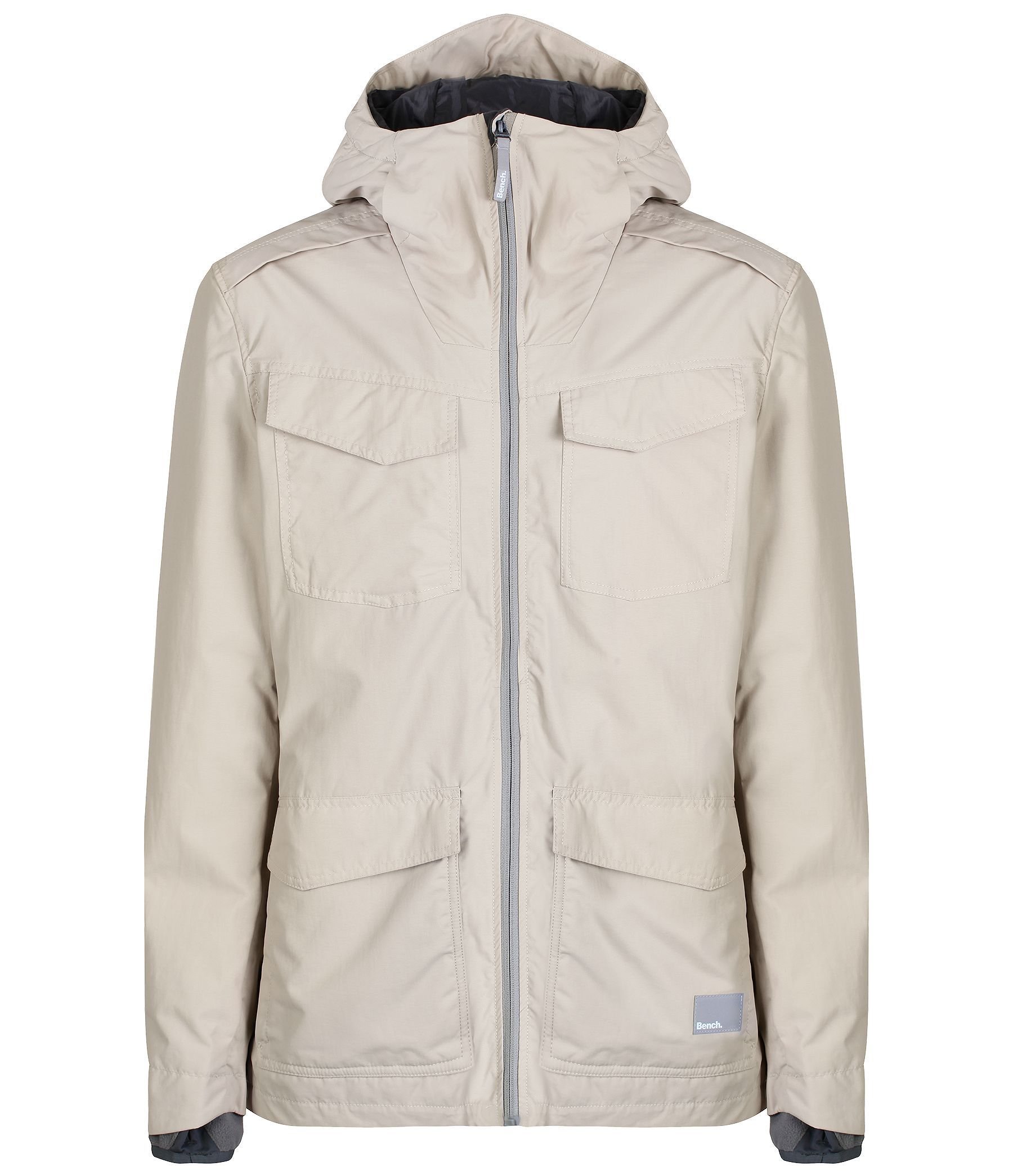 Bench Takeoff Point 3In1 Hooded Zip Thru Jacket in Gray for Men (Light Grey) Lyst